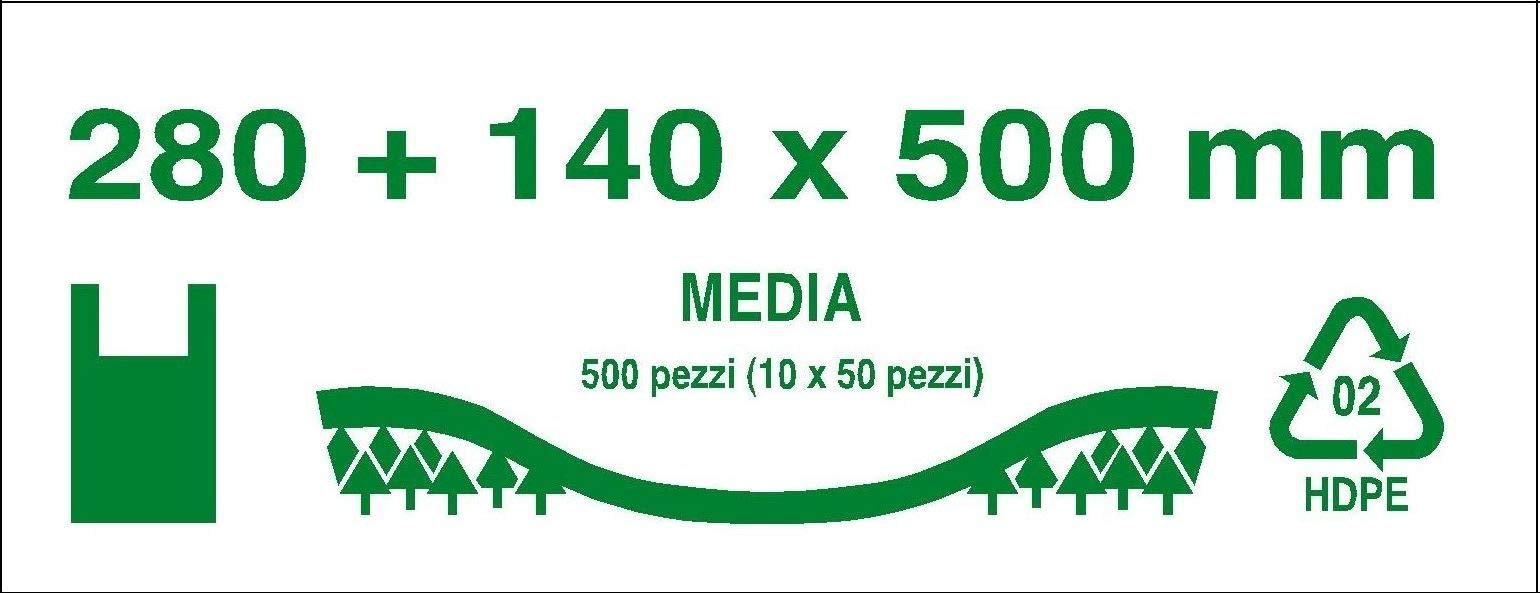 500 Sacchetti Biodegradabili Compostabili 27x16x50 Cm - Norma EN13432 - Foto 8