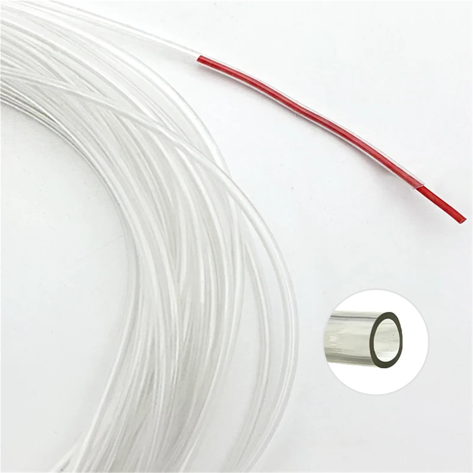Tubo Per Laghetto Tubo in silicone trasparente 5/10M | Tubo flessibile in gomma for acquario, tubo flessibile da giardino 0,3/0,5/0,8/1-4mm(10 METER_ID 1MM OD 5MM)