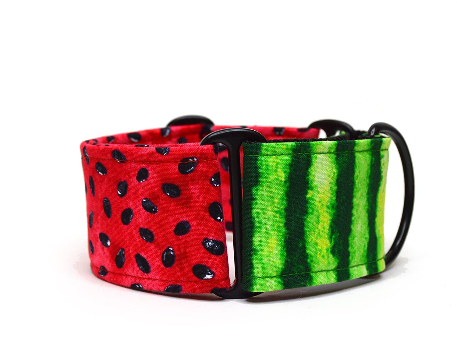 Collare per cani martingale: Watermelon, fatto a mano in Spagna da Wakakán
