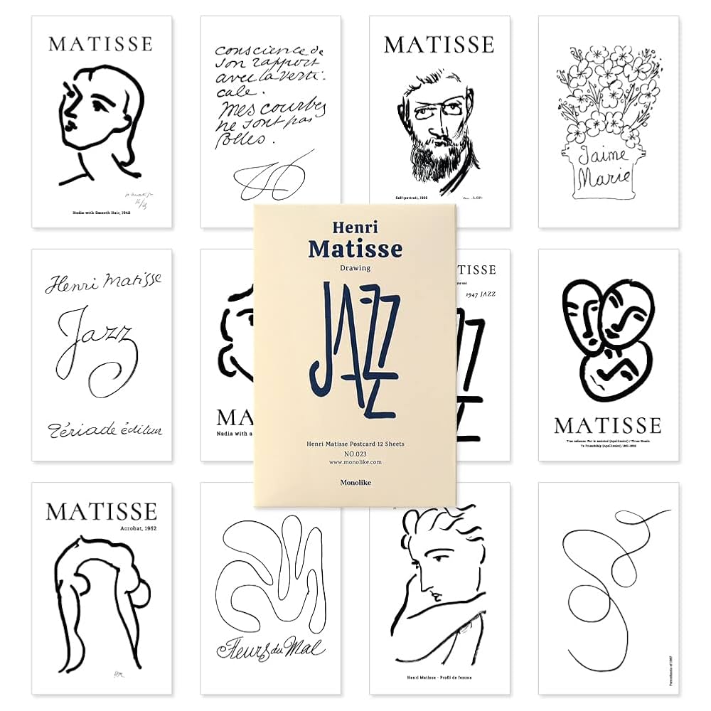 未使用　Henri Matisse Collectionカード　アンリ・マティス Amazon | モノライク -アンリ·マティス·ドローイング シングル