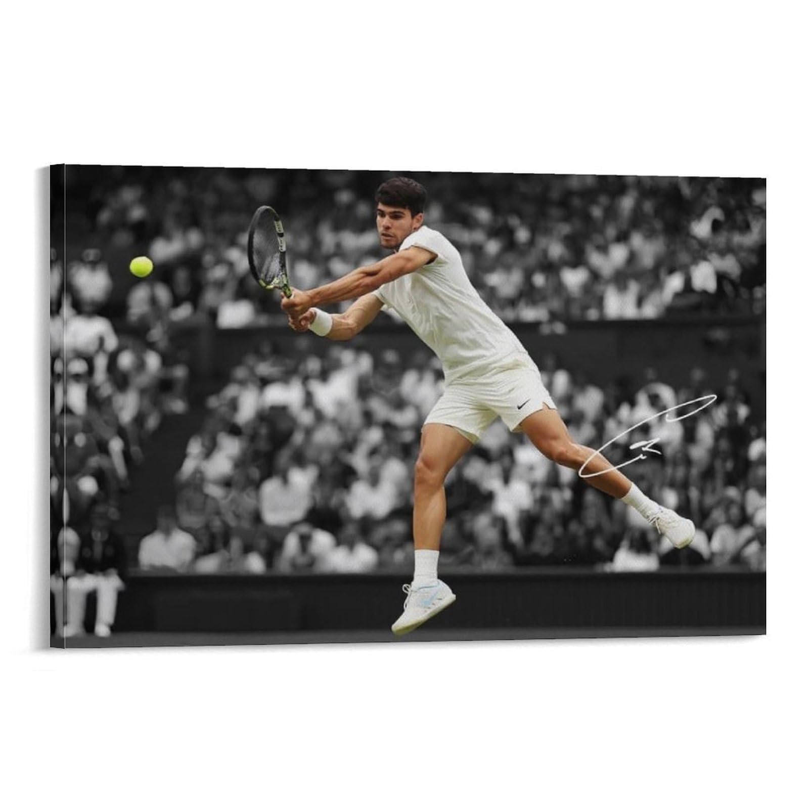 ASUIU Carlos Alcaraz Canvas Poster Poster Print Art Wall Painting Canvas Posters Modern Bedroom Decor 08x12inch(20x30cm)