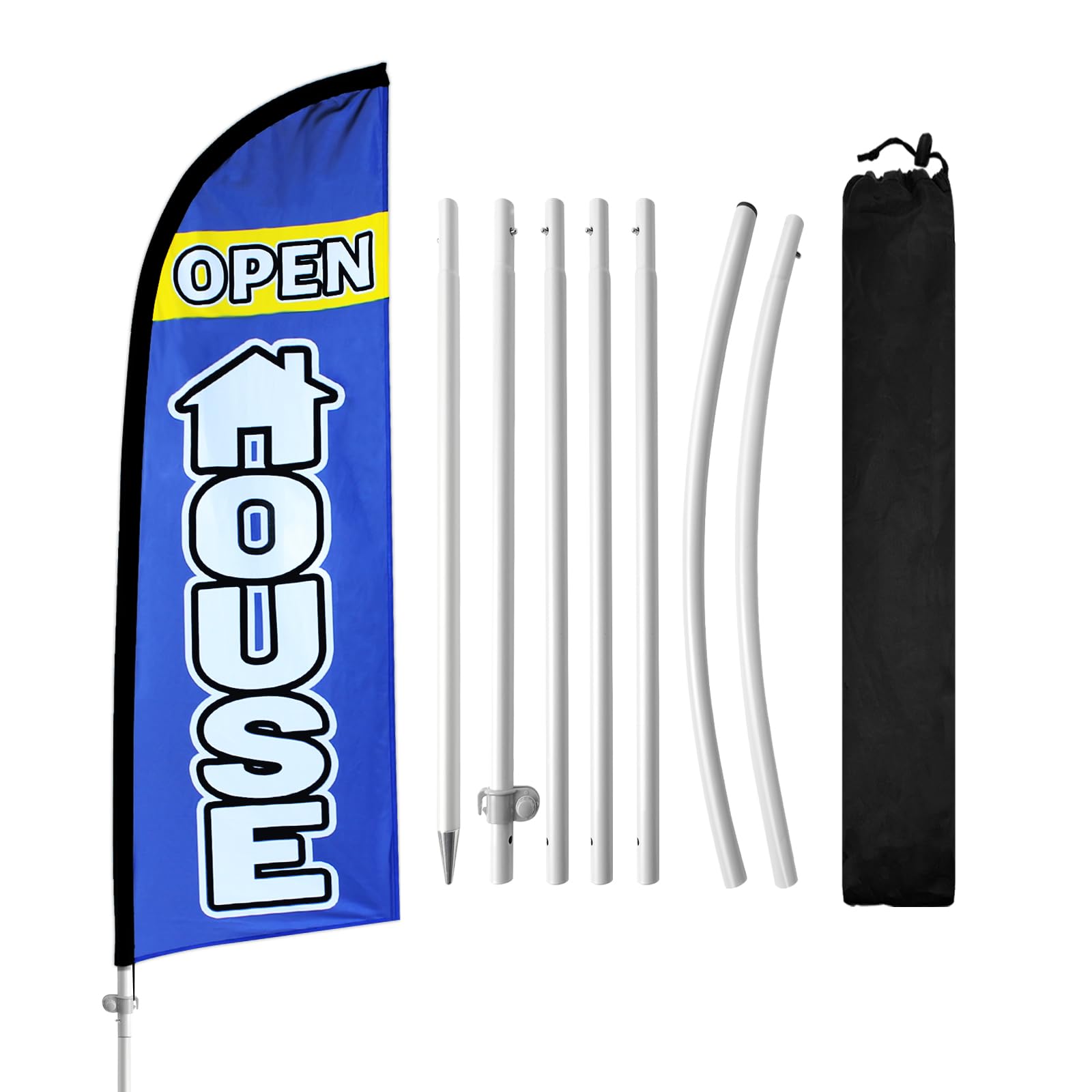 Amazon.com : QSUM Open House Signs for Real Estate, 8FT Open House ...