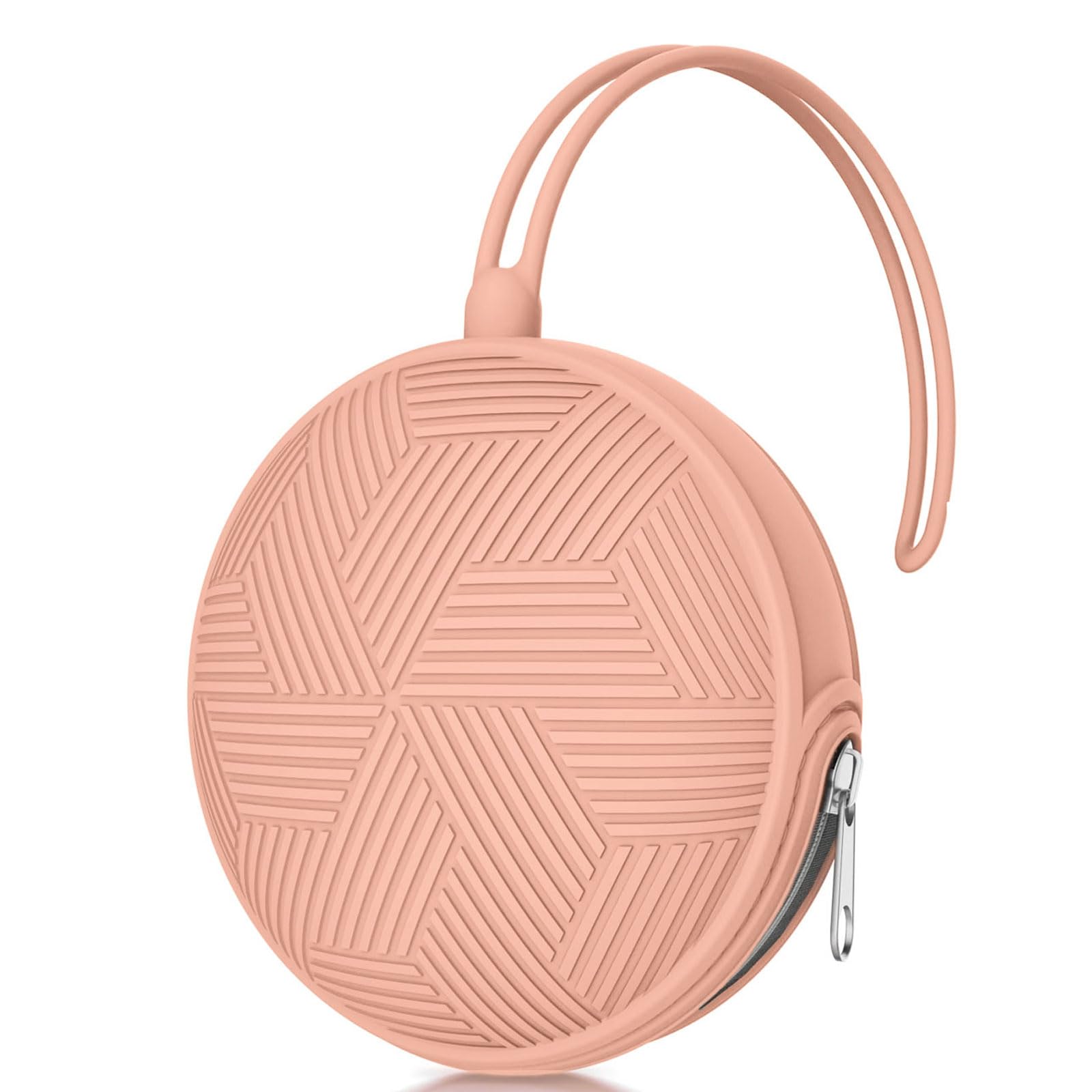 Smlpuame Porta Ciuccio, Portaciuccio in Silicone, Porta Succhietto Senza BPA, Portaciuccio da Viaggio, Custodia Ciuccio per Bambini, Pratica Scatola Porta Ciuccio,Grigio - 5