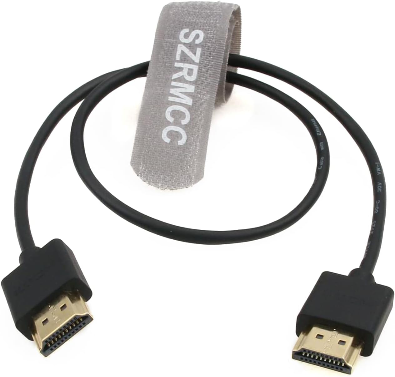 SZRMCC 8k 2.1 HDMI to HDMI Ultra High Speed Cable for Z Cam E2 Sony FX6 FX9 Canon EOS C70 C300 Portkeys BM5 Atomos Ninjav V Shogun Monitor 50cm