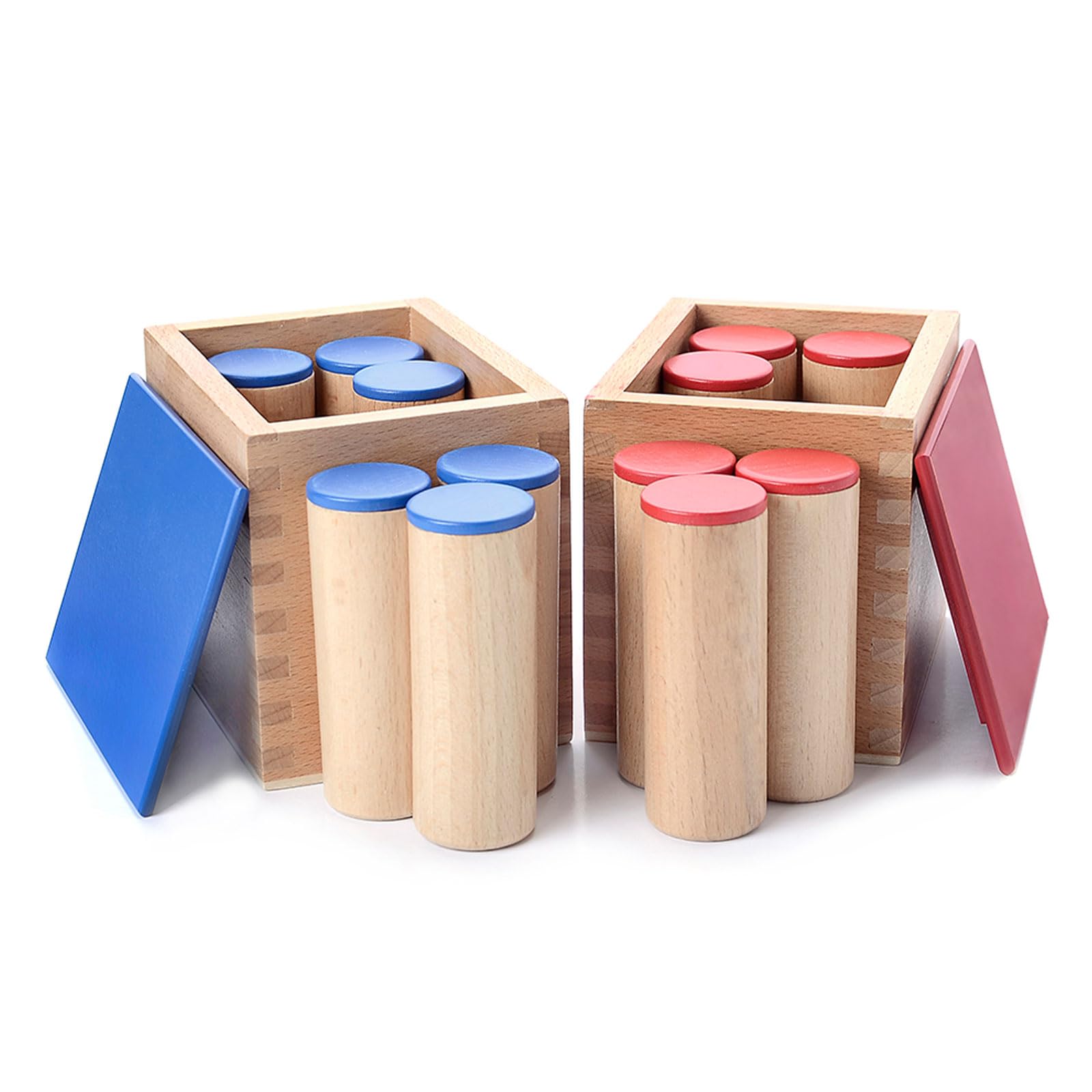 LEADER JOY Montessori Sensorial Auditory Material - Sound Cylinders Sound Boxes Kids Educational Toys for Todder