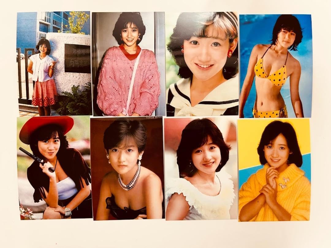 Amazon.co.jp: 昭和アイドル 岡田有希子 L判 46枚セット : おもちゃ