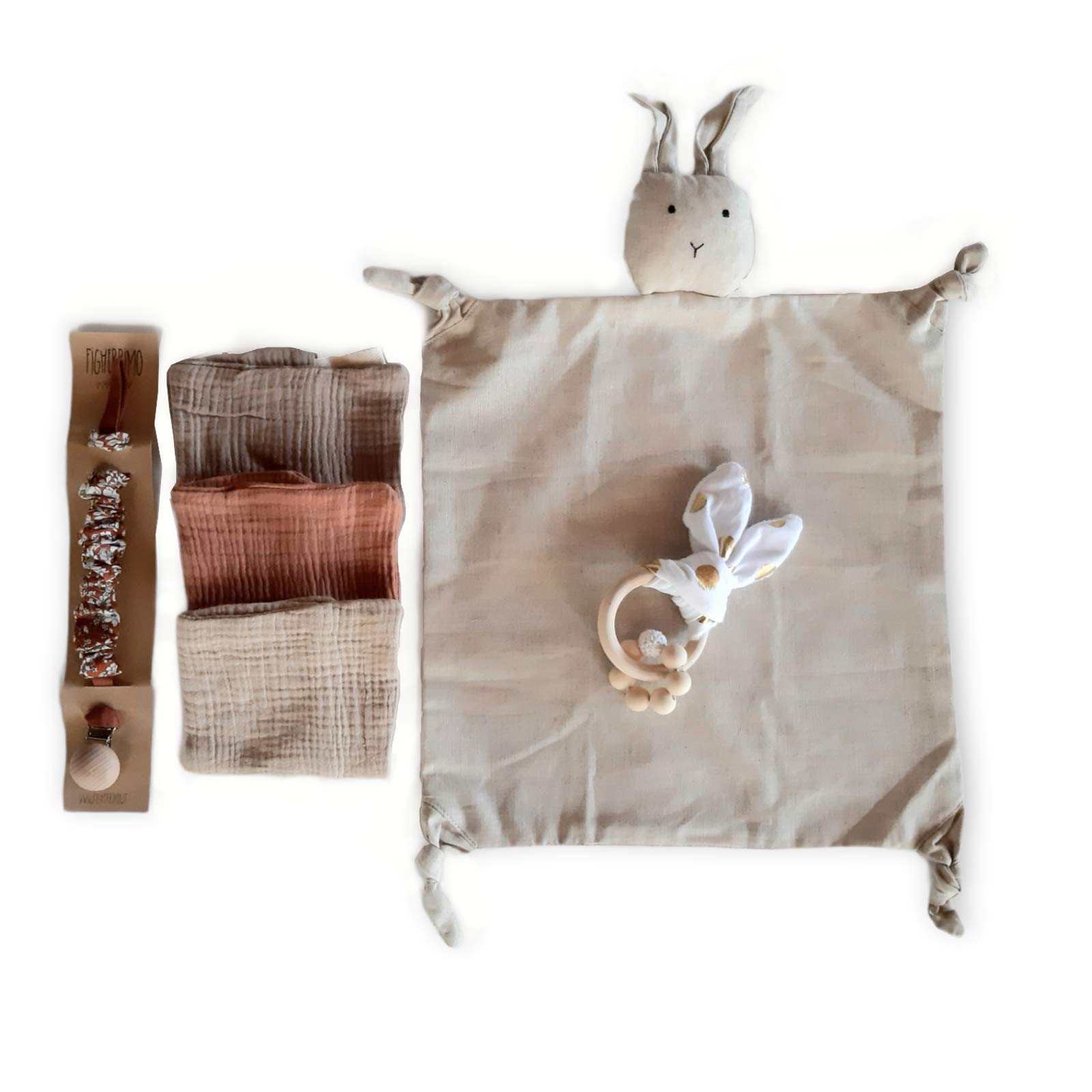 Box Nascita Mussole - Lista regali neonato nuova nascita - Bridal Shower primi mesi - Idea regalo Baby box Gift Set Accessori prima infanzia - Lista regali neonato nuova nascita - Bridal Shower