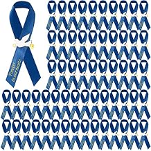 50 Pcs Dove Funeral Ribbons Memorial Ribbon Funeral Pins Classic Memorial Service Respect Ribbon Bow with Safety Pins and Dove for Mourning Remembrance Day EventBlue