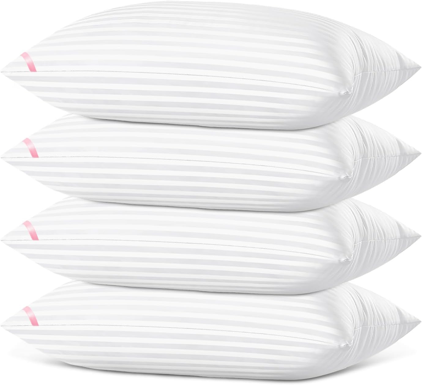 SAZOBAN Ultimate Cozy Sleeping Pillow, (High Density) Microfiber Bed Pillow, Breathable & Hypo-Allergenic Cushion for Bed Pillow for Long Lasting Fluffiness, Super Soft, King Size (King (Pack of 4)) (B0DDHPWTMM) Amazon Price History, Amazon Price Tracker
