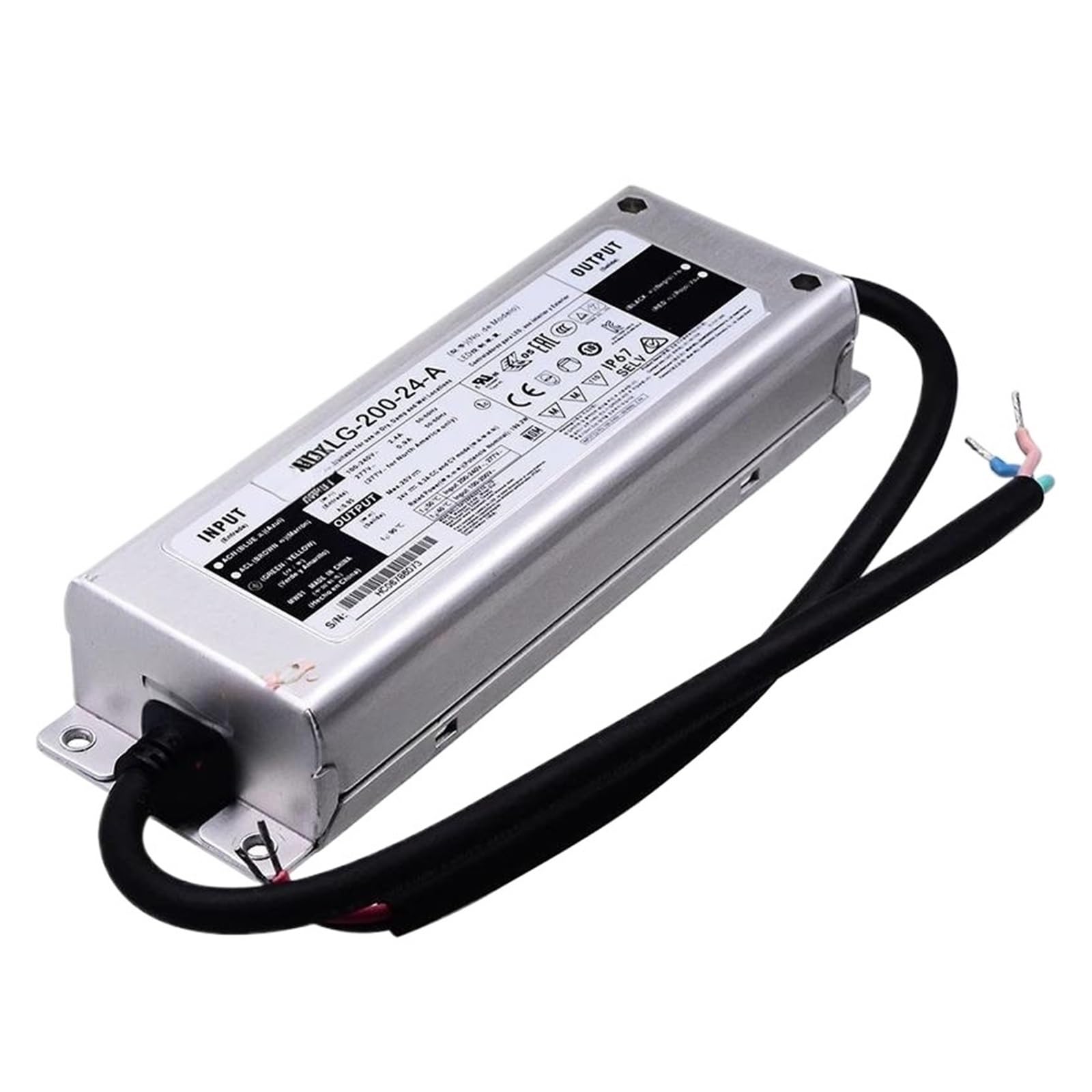 Alimentation à découpage haut rendement XLG-200-HA courant constant 200W