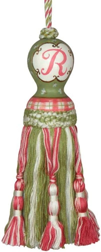 C450KK Initial Tassel K Hand Painted Tassel