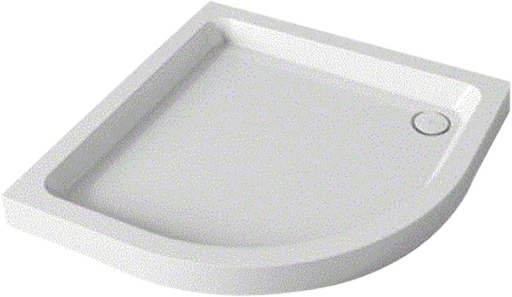Mira White Flight Quadrant Adjustable Height Shower Tray 900 X 900Mm 0 Ups (Upstands) 1.1783.042.Wh