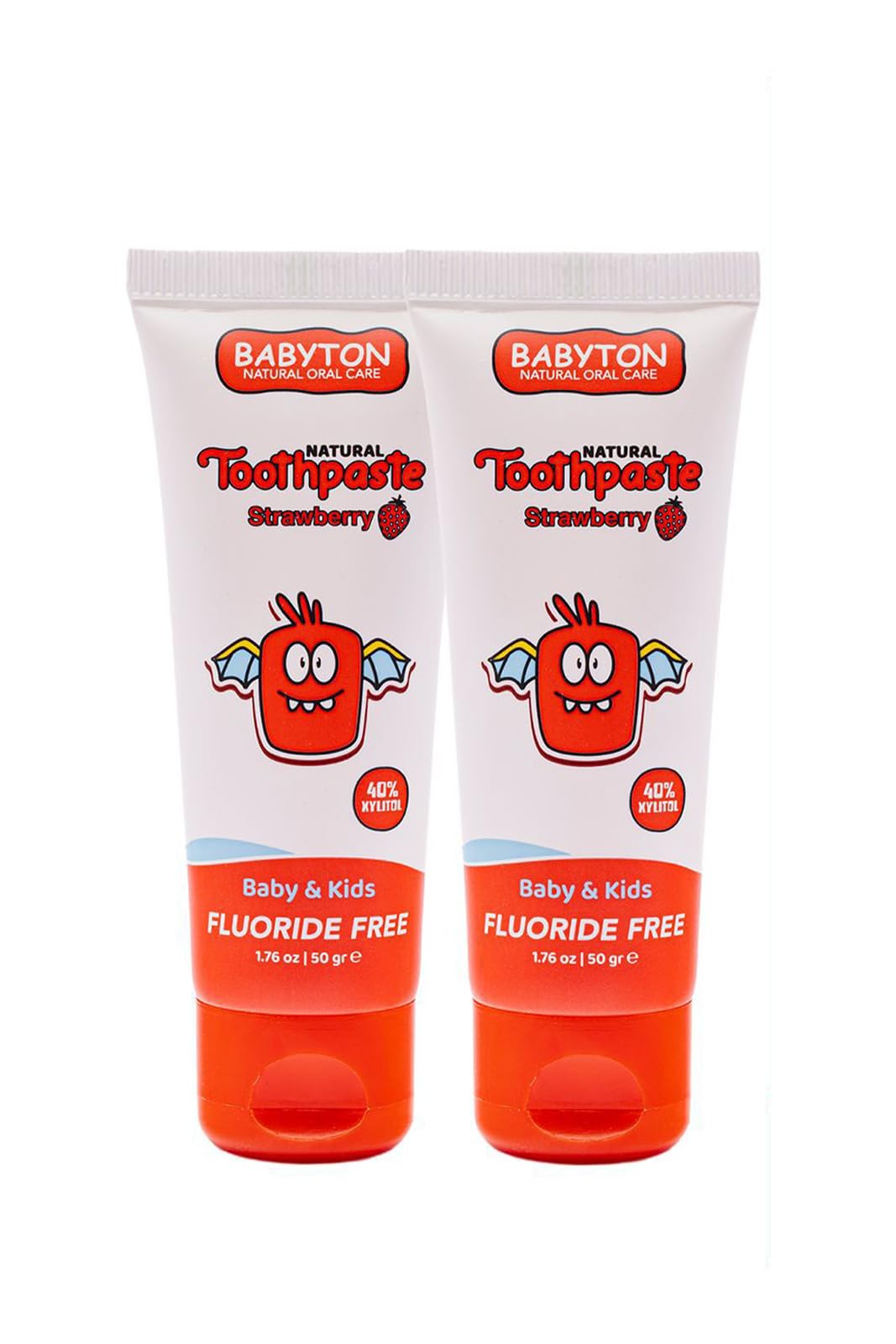 BABYTON Doğal Çilekli Diş Macunu 2'Li Set 50 Gr