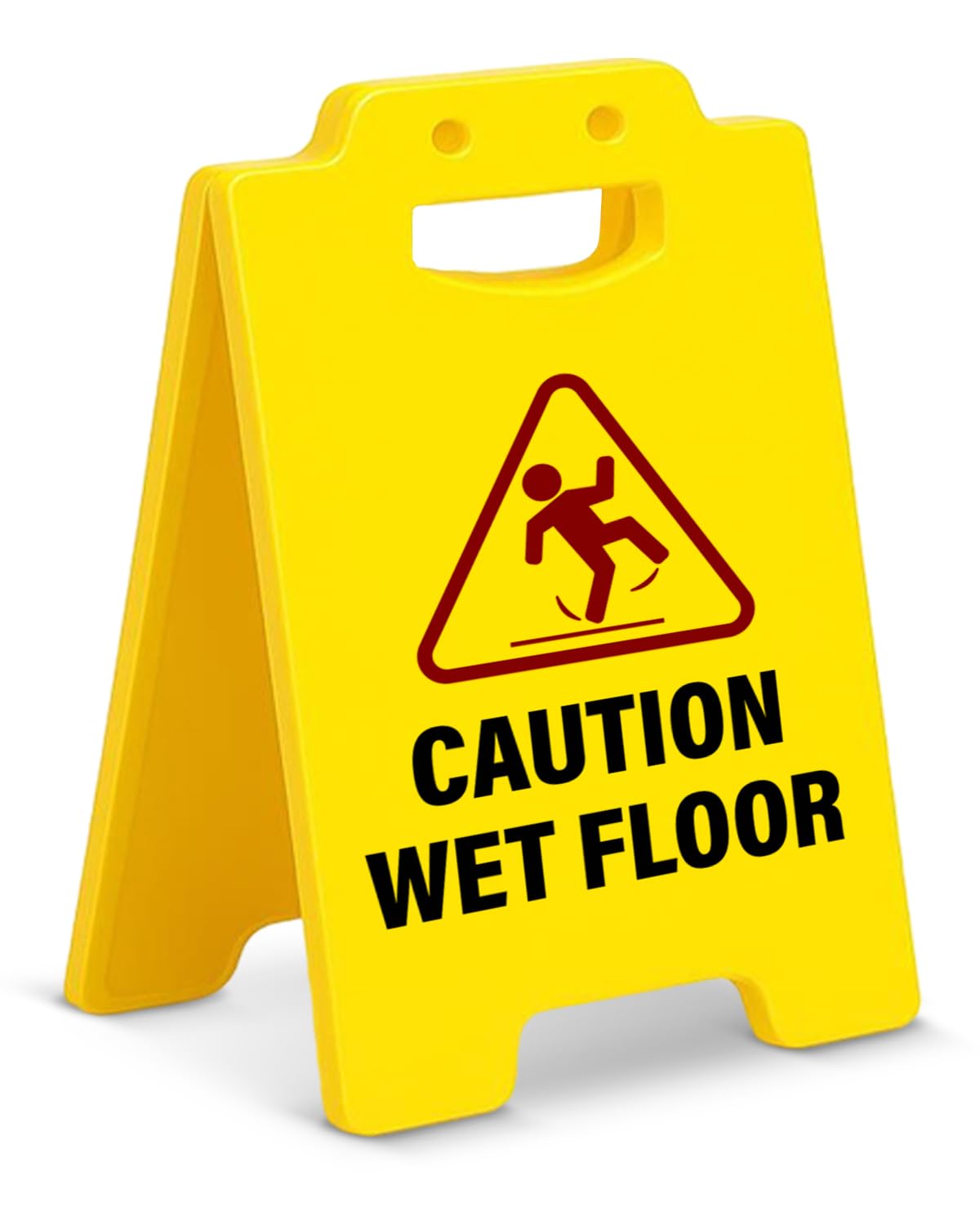 Funny Desk Decor for Home Office Caution Wet Floor Mini Caution Desk Sign