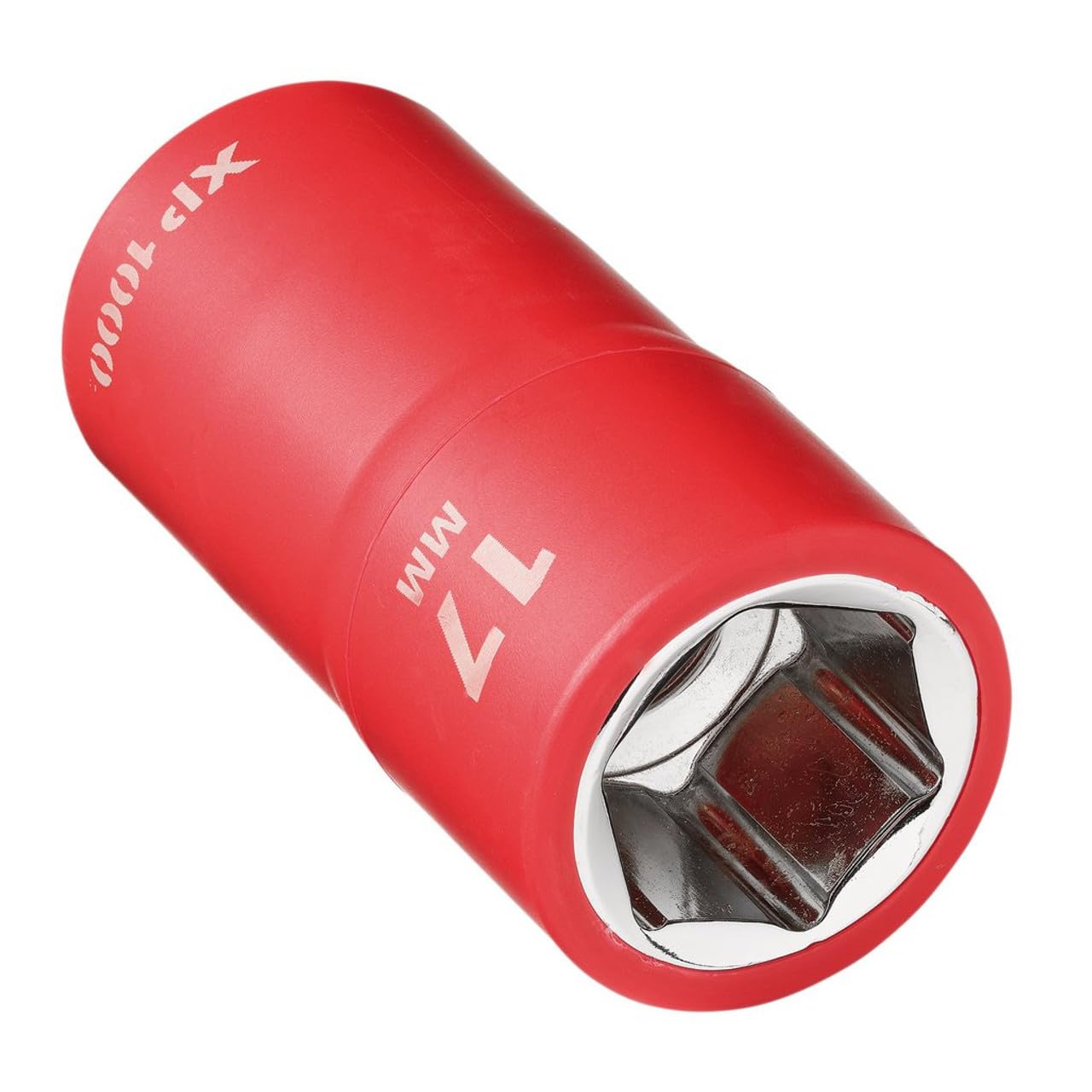 Draper XP1000 17841 VDE Socket, 1/2" Sq. Dr., 17mm, Red - Image 3