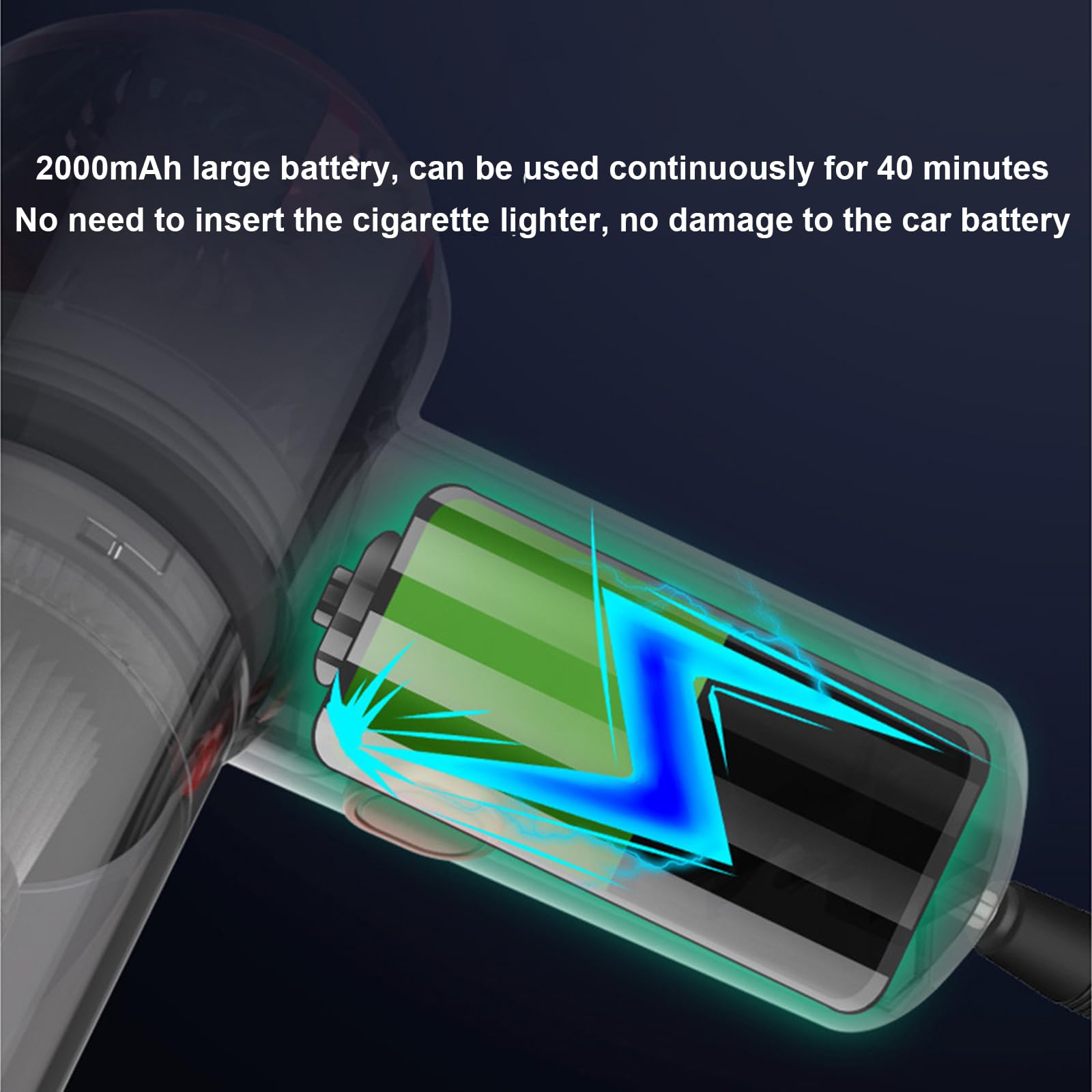 3 In 1 Aspirabriciole Senza Fili Ricarica USB Aspirapolvere Portatile Auto, Pet Hair Eraser - Aspirapolvere a Mano per PC，Tastiera, Ufficio, Auto, Pulizia Della Casa (Gray)