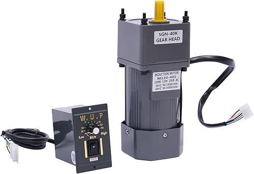 Miniatura 235 de Motor de engranajes eléctrico 120W DC 24V Reductor de engranajes helicoidal Caja de engranajes Motor eléctrico de engranajes RV 50K 35Nm Motor 120W