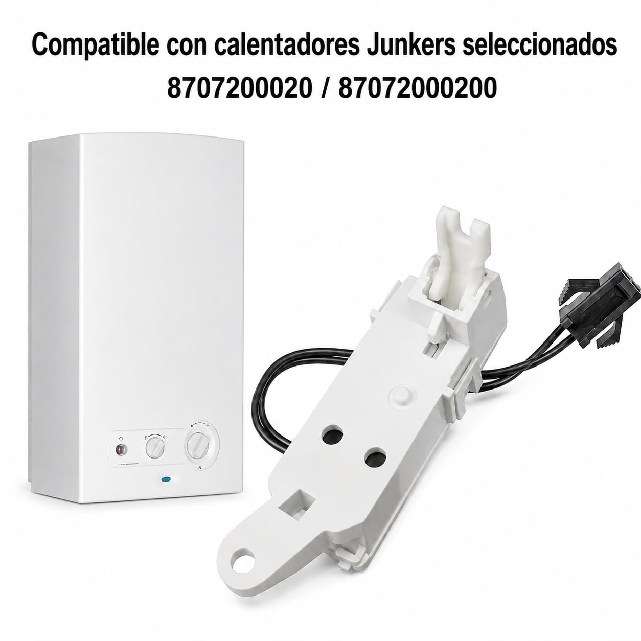 Microinterruptor Calentador Junkers Compatible Recambio MINIMAXX WR11 WR14 WRD11 WRD14 Bosch Neckar