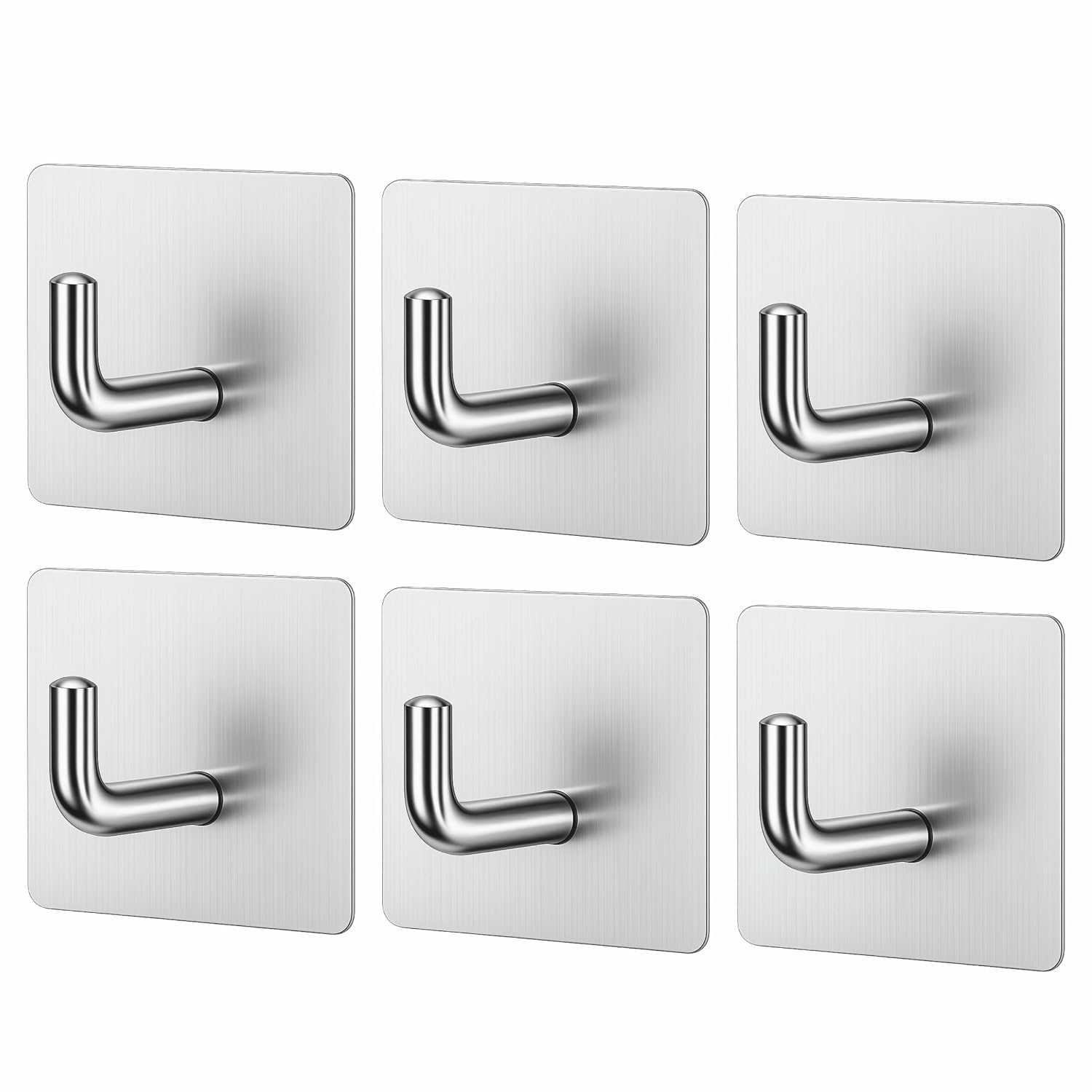 15 Pack Adhesive Wall Hooks - No Drill, Heavy Duty -14