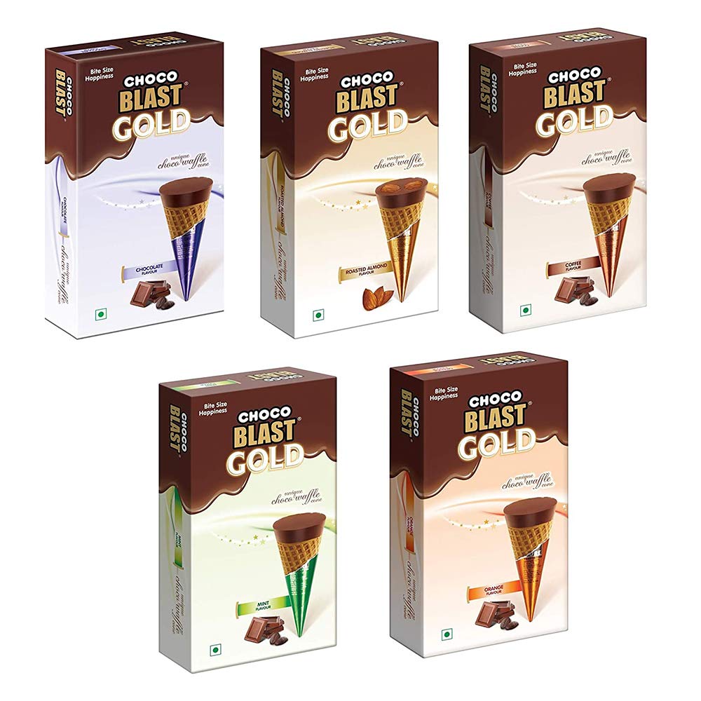 See full amazon price history chart for Pure Temptation® Gold Chocoblast Chocolate + Roasted Almond + Coffee + Mint + Orange Flavour Filled Waffle Cone - Premium Chocolate Box for Gift - Pack of 5 (Each Pack of 10 Chocolates - 50 Pieces) Pure Temptation® Gold Chocoblast Chocolate + Roasted Almond + Coffee + Mint + Orange Flavour Filled Waffle Cone - Premium Chocolate Box for Gift - Pack of 5 (Each Pack of 10 Chocolates - 50 Pieces) (B08K96YZTF) Amazon Price History, Amazon Price Tracker
