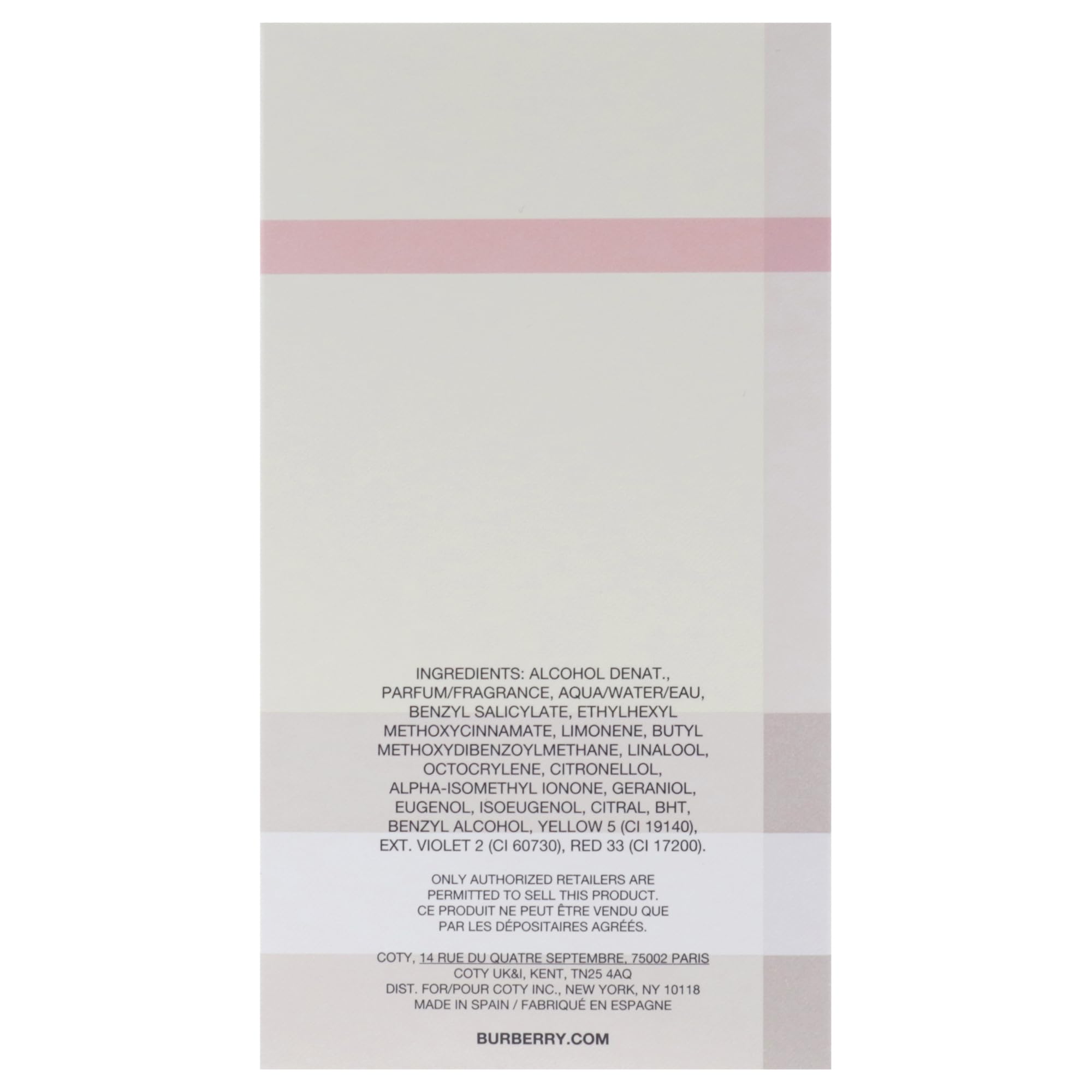 Burberry London, femme/woman, Eau de Parfum, 100 ml (1er Pack)