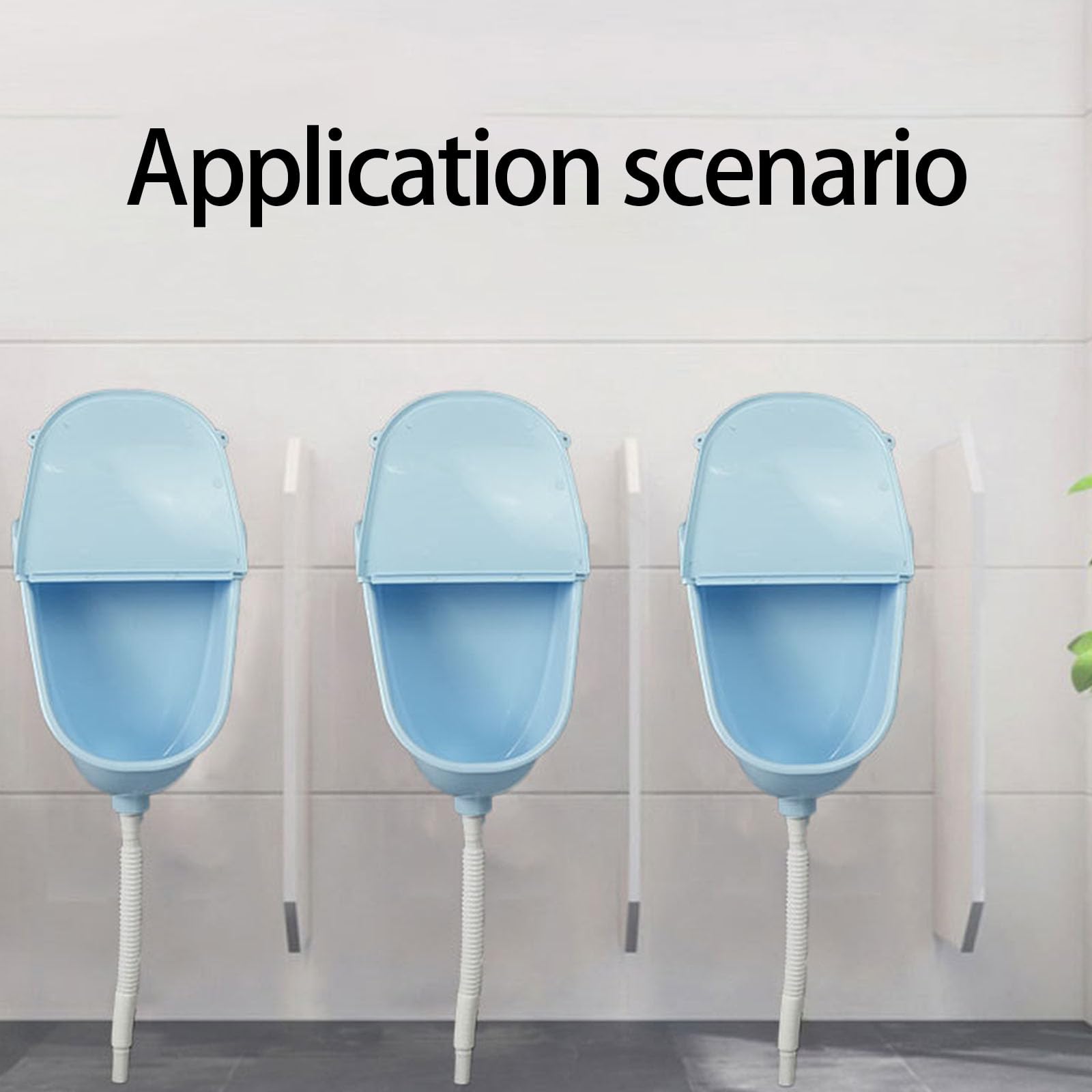 Orinal antideslizante para niños con protector de pulverización extraíble, fácil de instalar, para baño, camping, uso comercial, ideal para la higiene de los niños