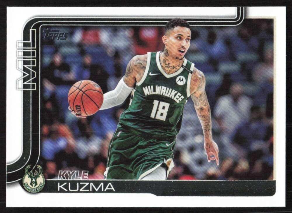 Amazon.com: 2025-26 Topps #56 Kyle Kuzma Milwaukee Basketball Card