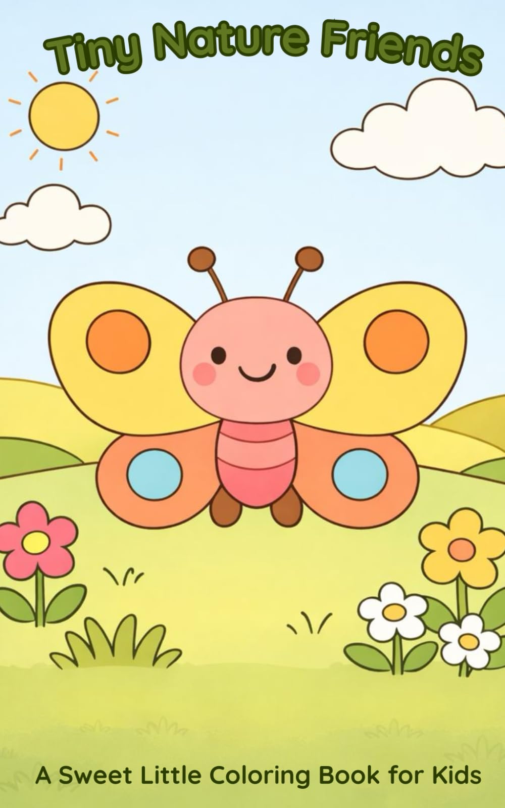 Tiny Nature Friends: A Sweet Little Coloring Book for Kids