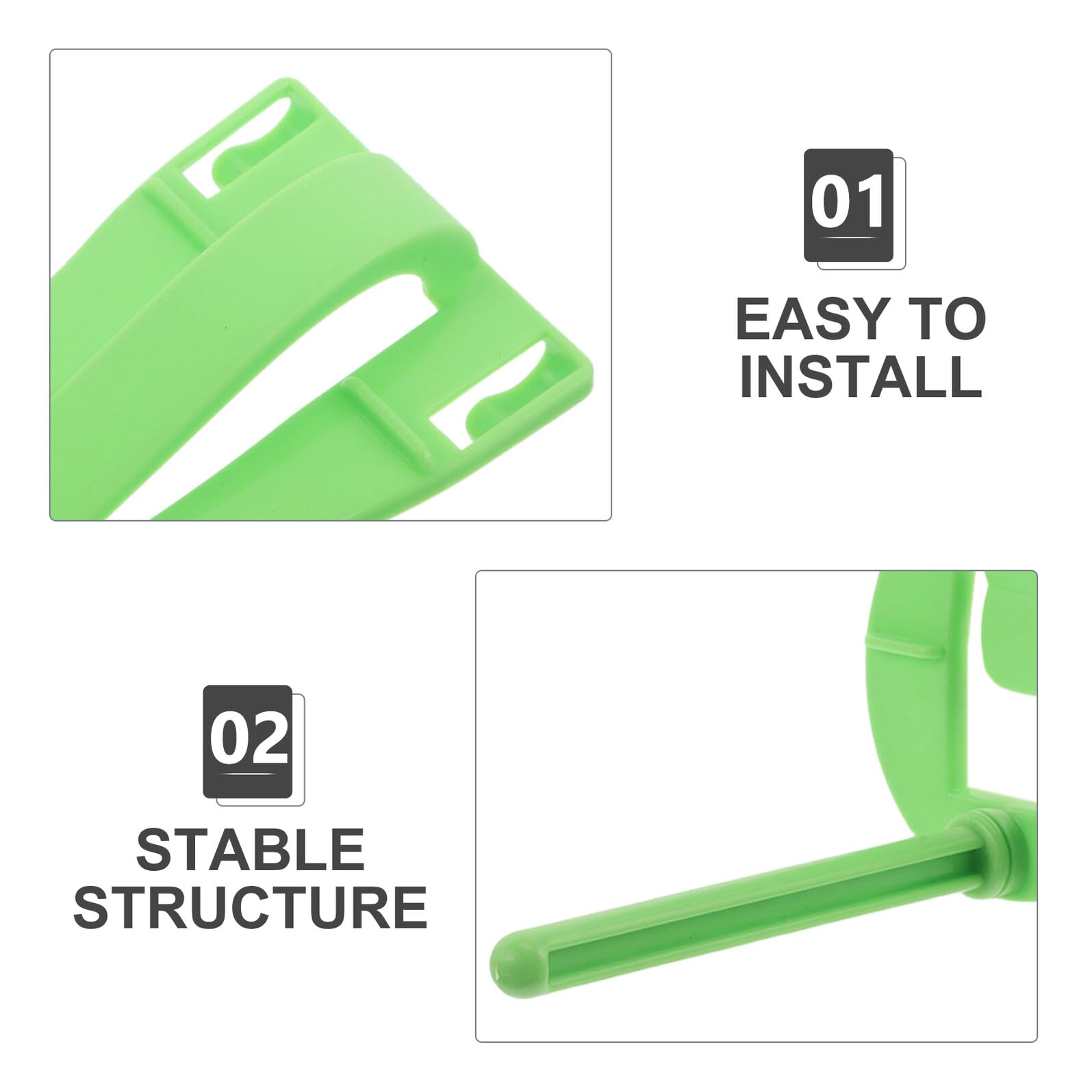 FRCOLOR Clip per Mangiatoia Uccelli 20 Pezzi Forchetta per Frutta e Verdura Supporto per Gabbia e Trespolo per Pappagalli e Parrocchetti Accessori per Gabbie da Voliera Adatti a
