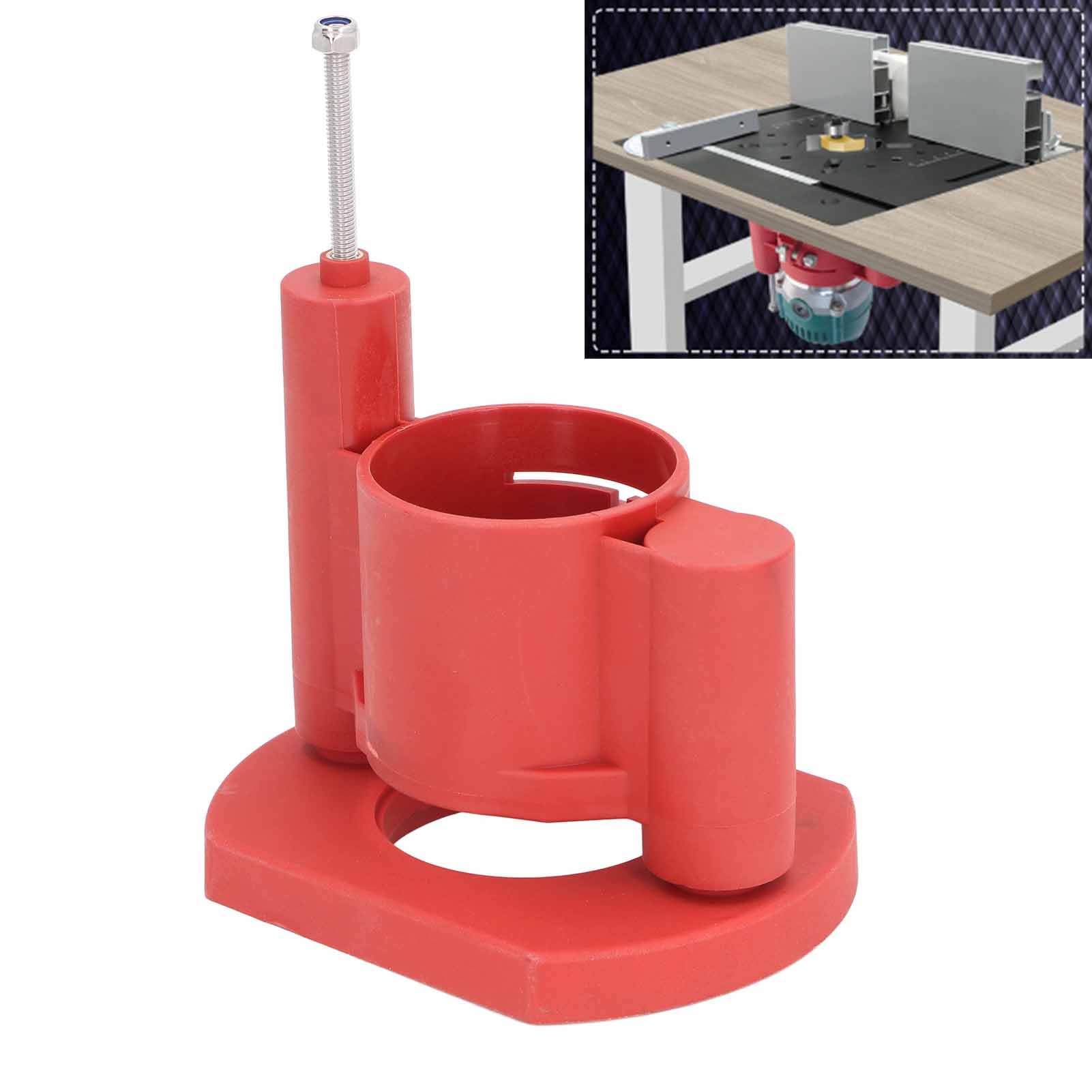 Chrees Base de Elevación Router, de Elevación de Mesa de Fresado Durable para Ranurado Chaflán Trabajo de Madera