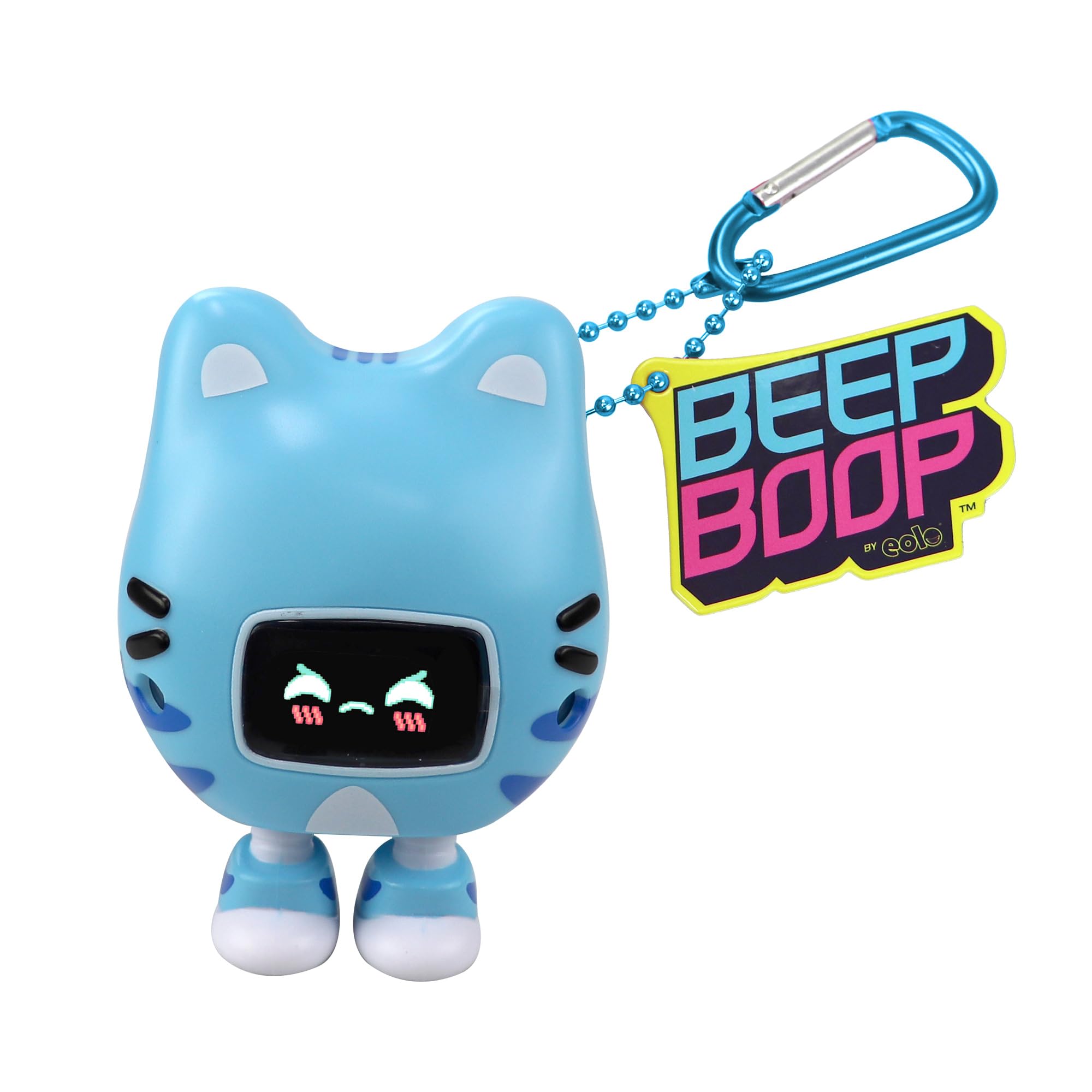 BEEP BOOP Miao Miao, cat handheld electronic toy from the YouTube BeepBoops, collectable Kawaii toy. Interactive pet to take care of. Safe & portable. A capella mode with more than one. Aged 5+