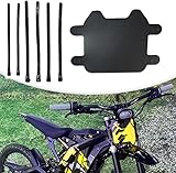 Front Number Plate for Surron,Dirt Bike Plate ABS Plastic Replacement for Sur Ron Light Bee X and S/X160/X260/Talaria Sting R/MX3/MX4/Pro SS