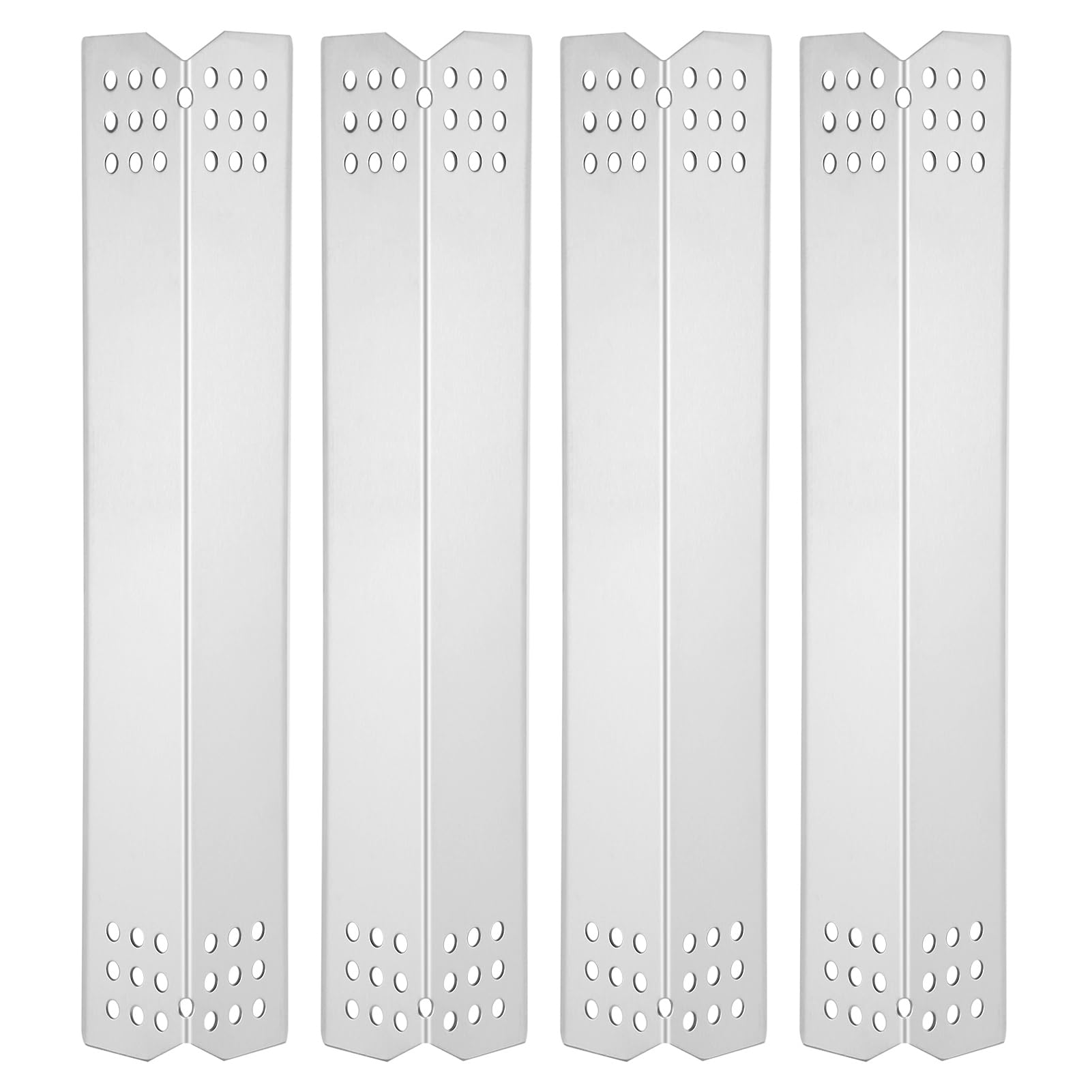 740-0780 Grill Replacement Parts for Kitchenaid Grill Replacement Parts 740-0781 720-0745b Heat Plates Stainless Steel Heat Shields Kitchen Aid Grill Parts 4 Burner Heat Tents Parts Burners Cover 4PK