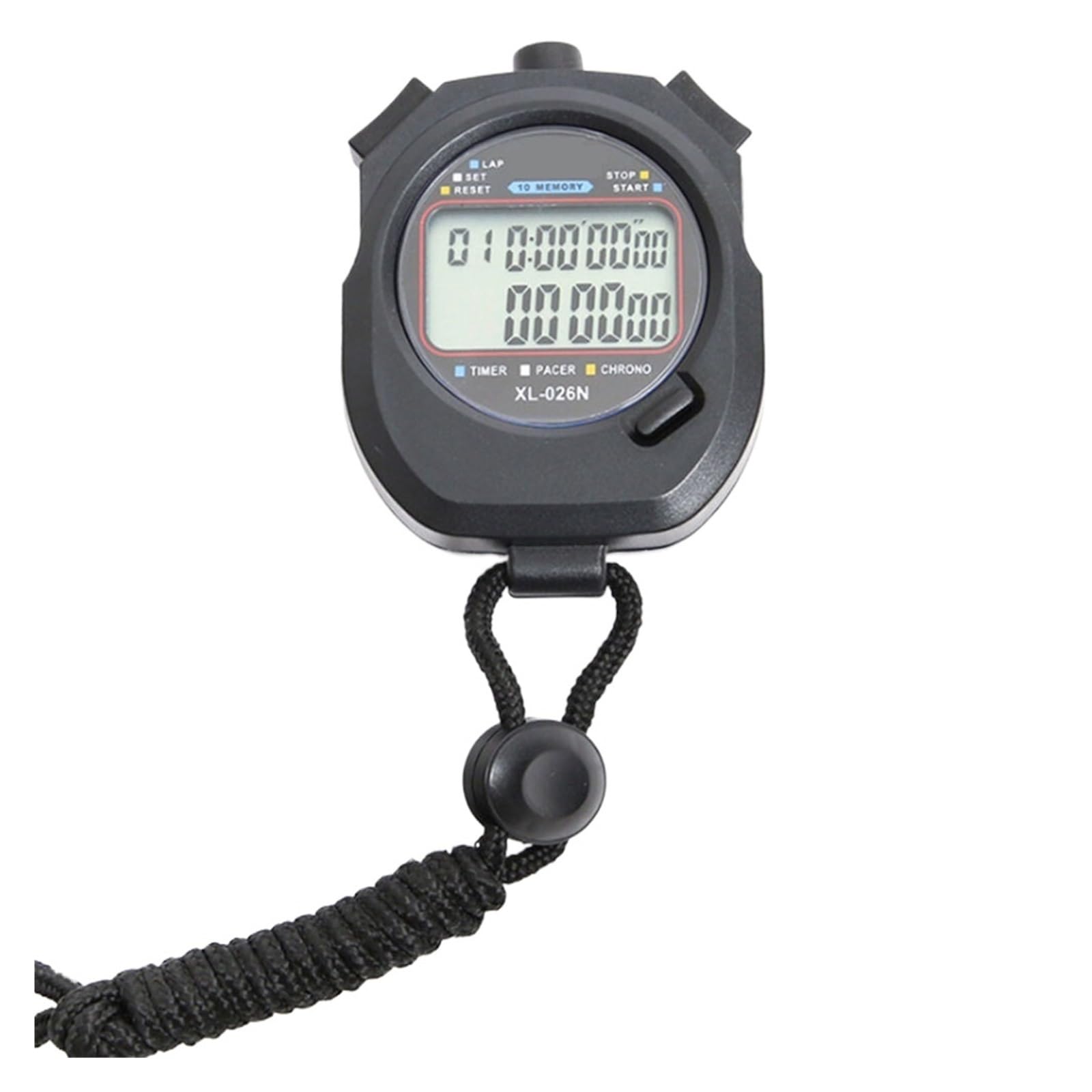 stopwatch, Waterproof Digital Stopwatch Timer Multifunction Outdoor Sport Running Training