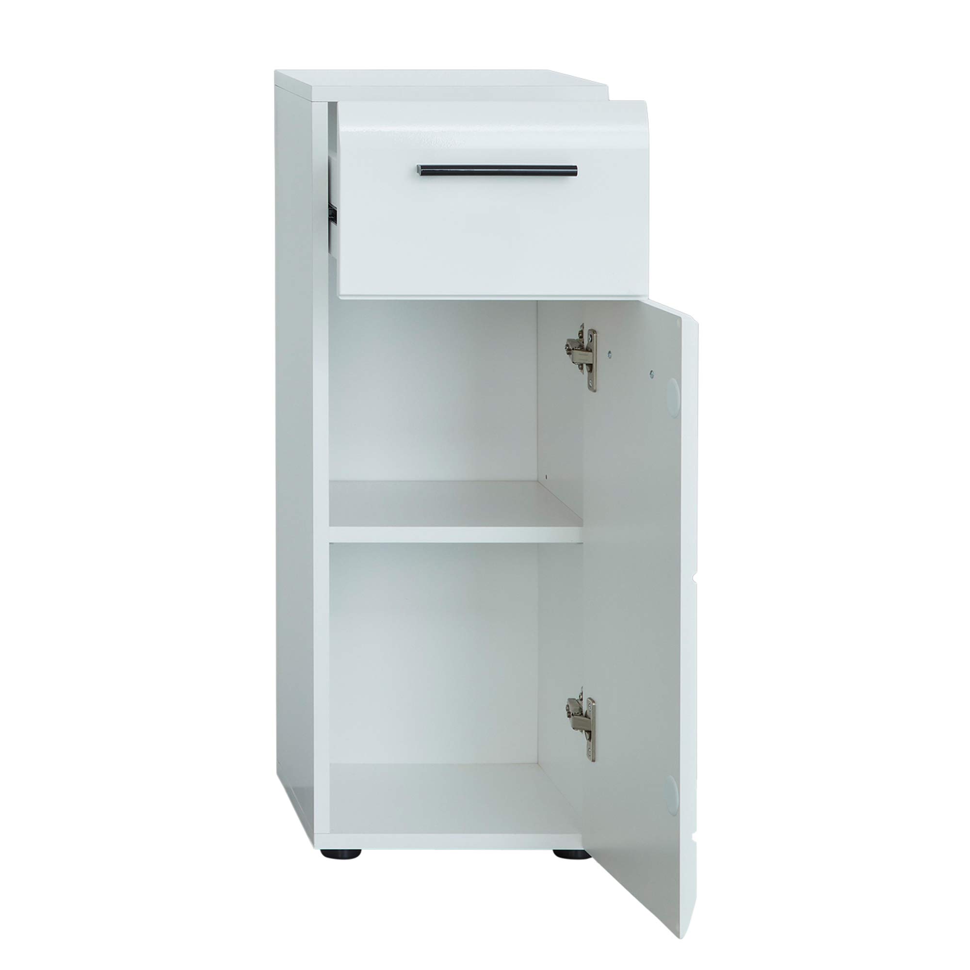 trendteam smart living Badkamer hoge kast Skin, 60 x 182 x 31 cm in wit