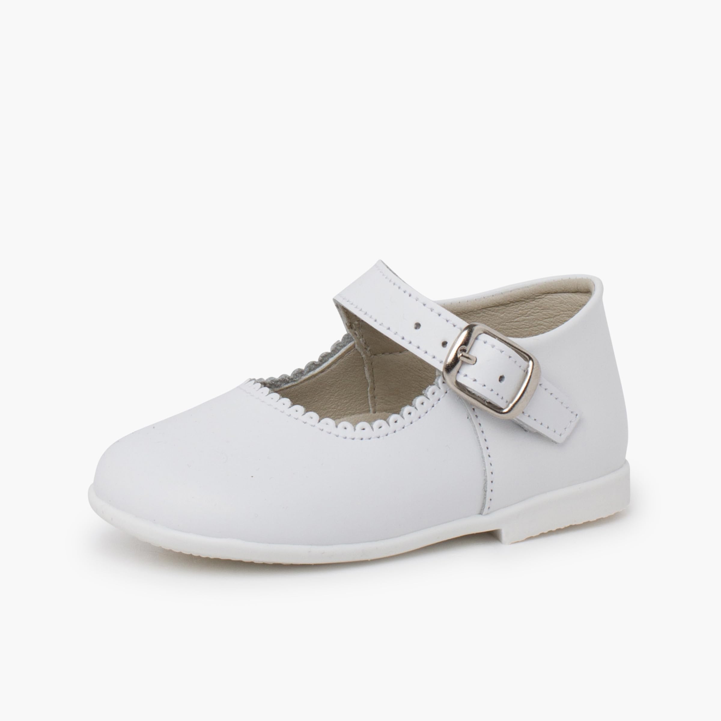 Pisamonas Scarpe Primi Passi Bambina Pelle Fibbia