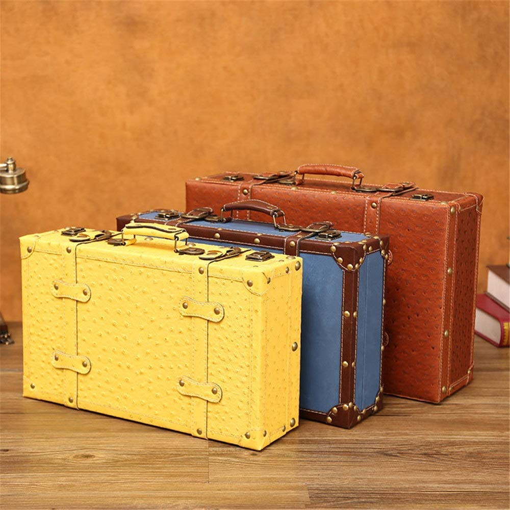 Amazon.com: XBSXP Vintage Suitcases Decorative Nesting Boxes