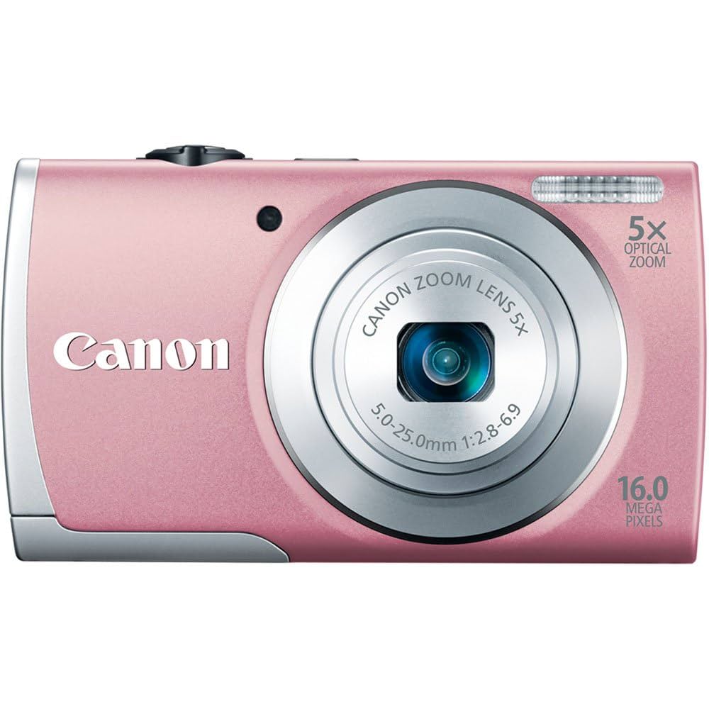 Canon PowerShot A2600 ピンク EXC+5] Canon PowerShot A2600 Pink Digital Camera 16.0MP 5x