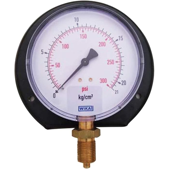 Buy Wika 213.53.63 Range 0 to 400 kg/cm² with psi Pressure Gauge