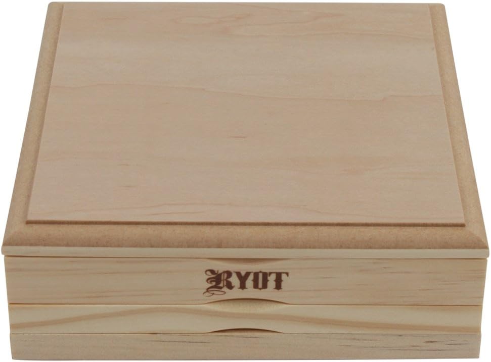 RYOT 7x7 Dual Screen Solid Top Box in Natural