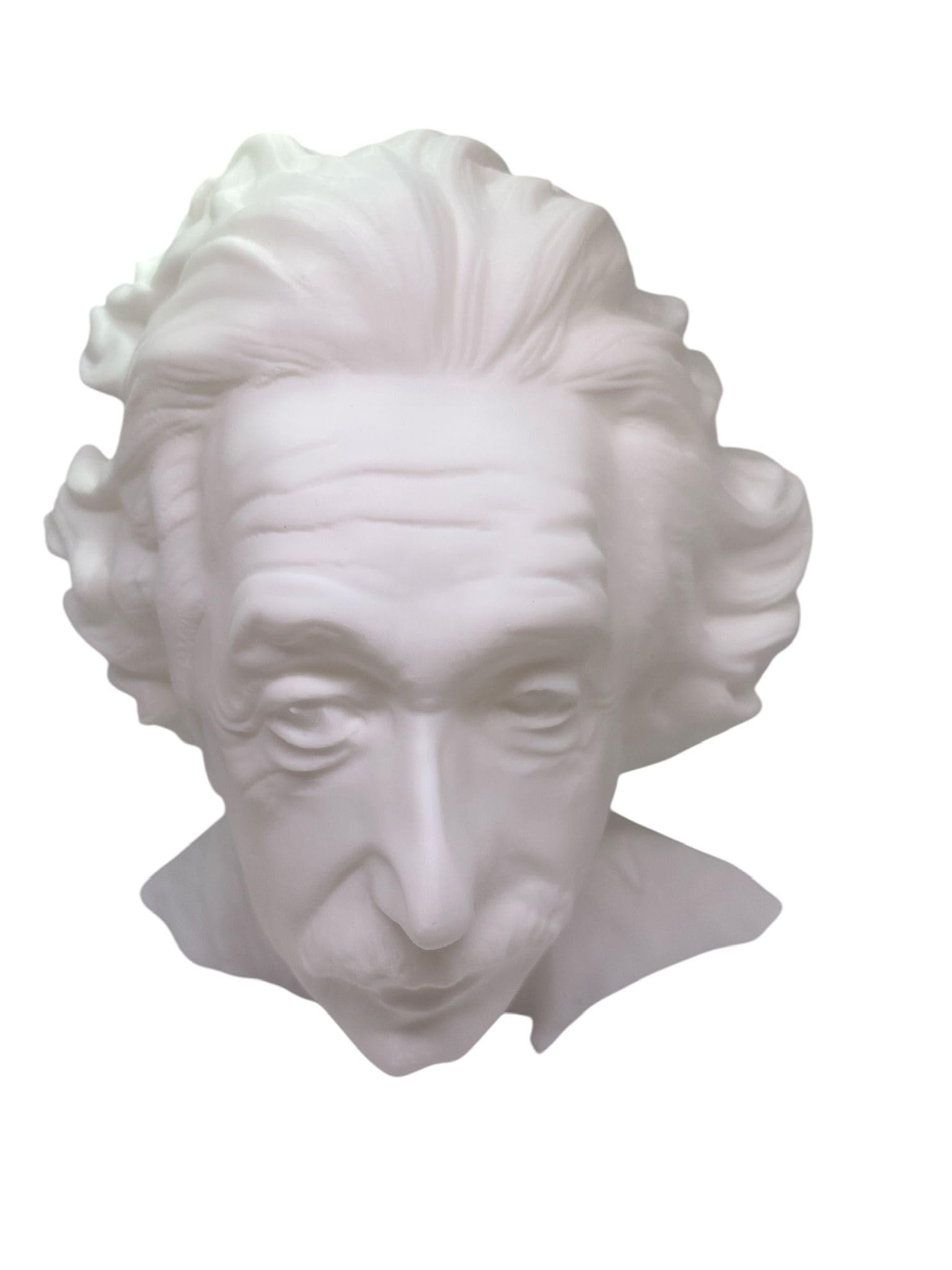 Albert Einstein Decorative Bust E=mc2 Modern Einstein Sculpture 7" inch This is a Handcrafted 3D Printed Albert Einstein Bust Sculpture