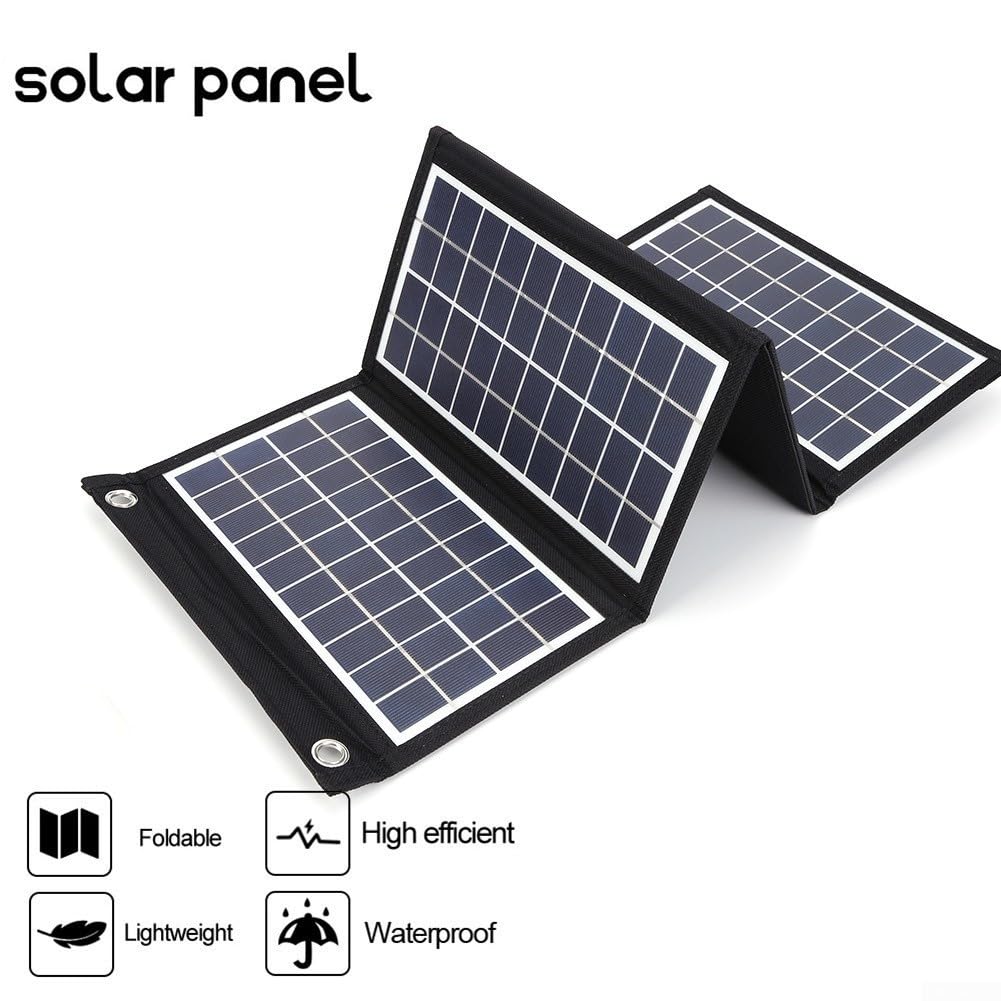 Panel Solar Plegable 21W Monocristalino USB Dual(EVA-4 Discount)