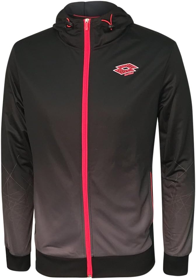 Lotto Active Jacket - Men Sweatshirt with Full Zip and Funnel neck