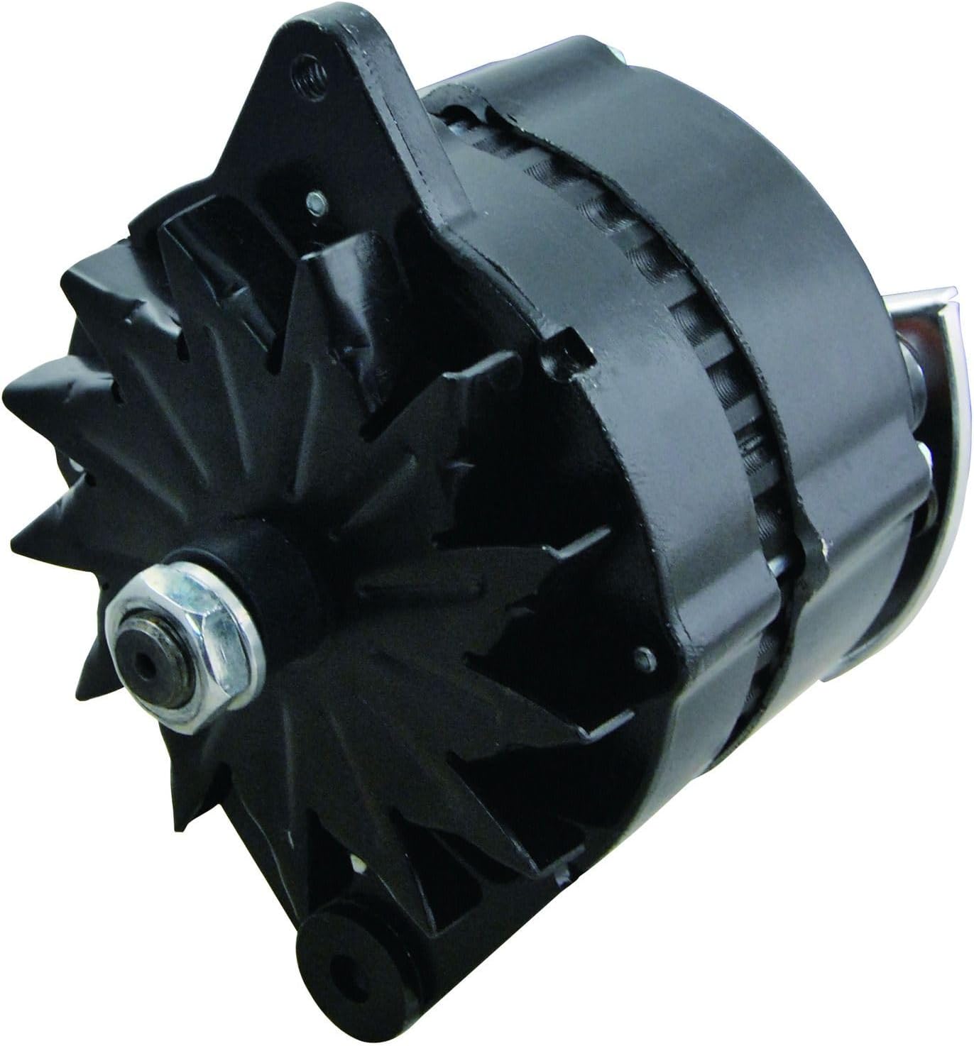 RAREELECTRICAL 12V Alternator Compatible With 1965-1982 John Deere 2030 2440 2630 2640 Backhoe 302A 401C Lift Truck Jd380 Jd480 At21618 At21619 Se501350 Ty1428 Direct Fit Replacement External Fan