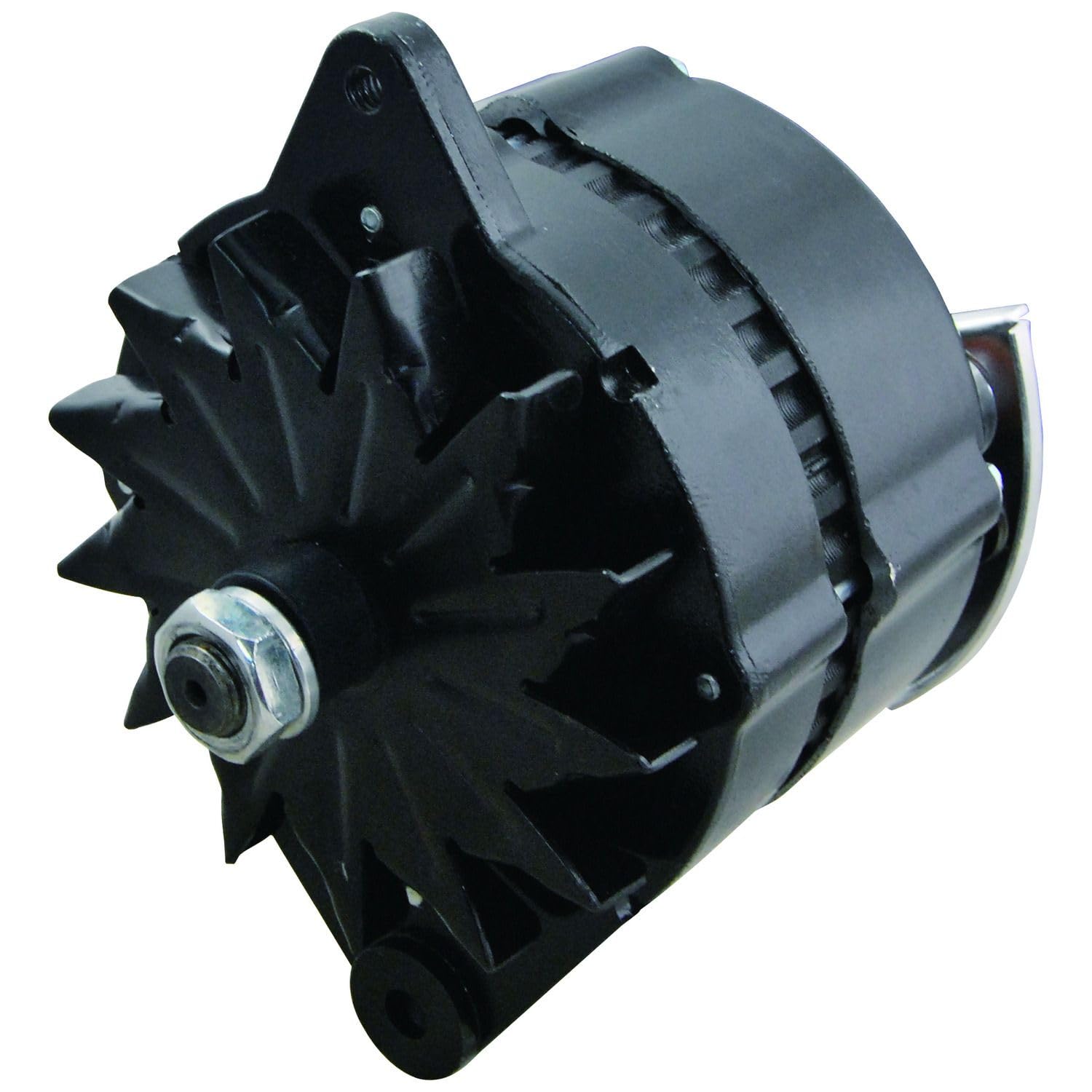 RAREELECTRICAL Alternator Compatible with 1965-1981 John Deere Loader Jd301 Jd401 Backhoe 302A 401C Lift Truck Jd480 Jd380 Ty1428 At21619 Se501350 110-30 Direct Fit Replacement External Fan