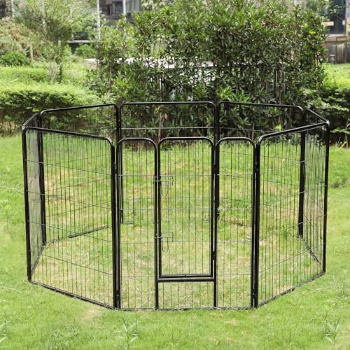 Feandrea Freilaufgehege, Laufstall DIY, mit 8 Gitterplatten je 80 x 100 cm