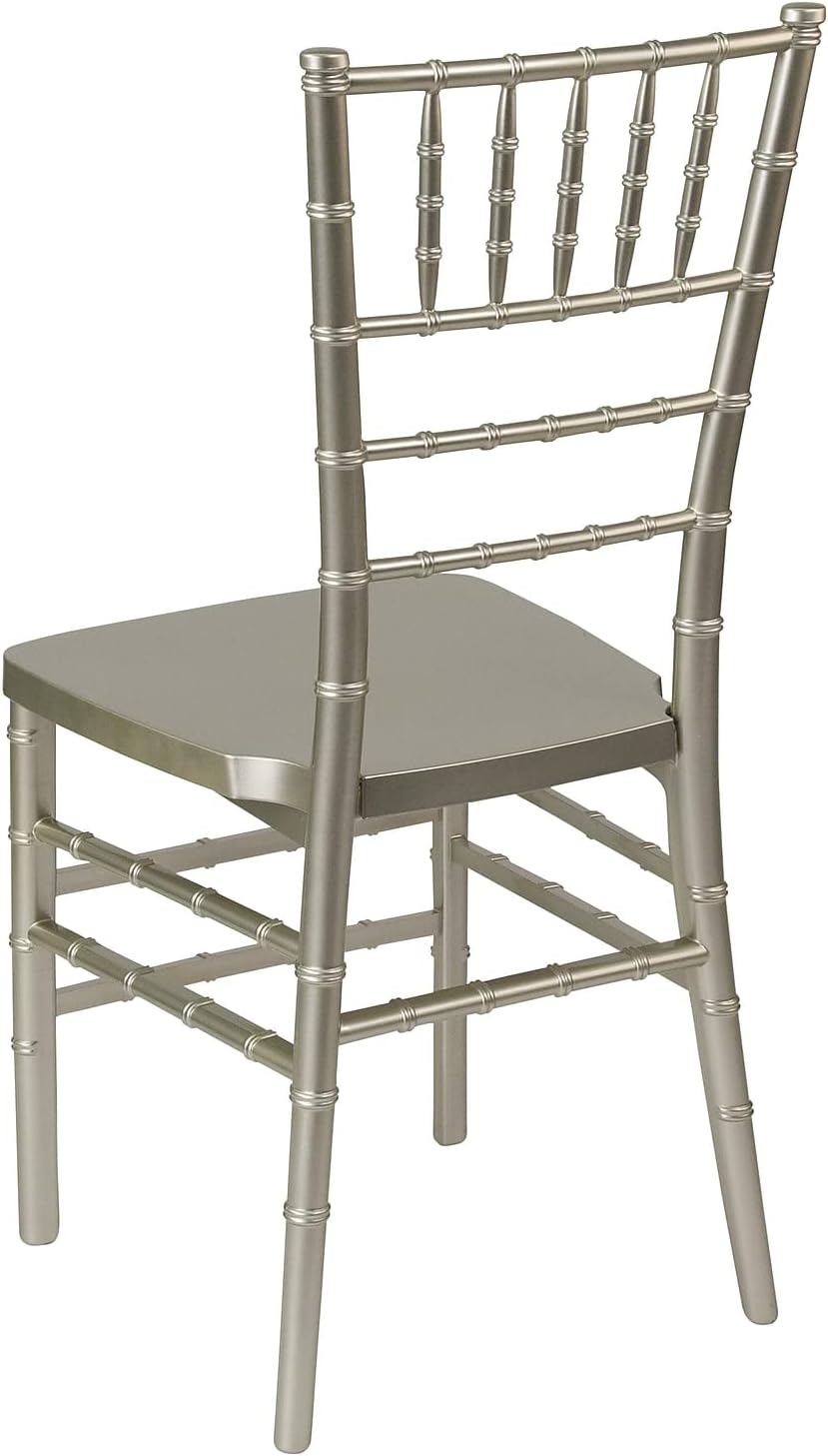 Flash Furniture HERCULES PREMIUM Series Champagne Resin Stacking Chiavari Chair : Office Products