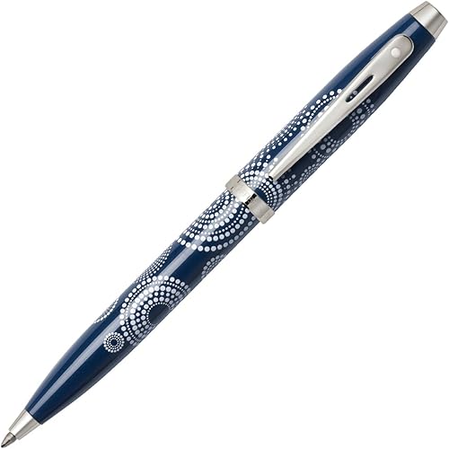 Sheaffer Bolígrafo con patrón azul brillante (9270-2)