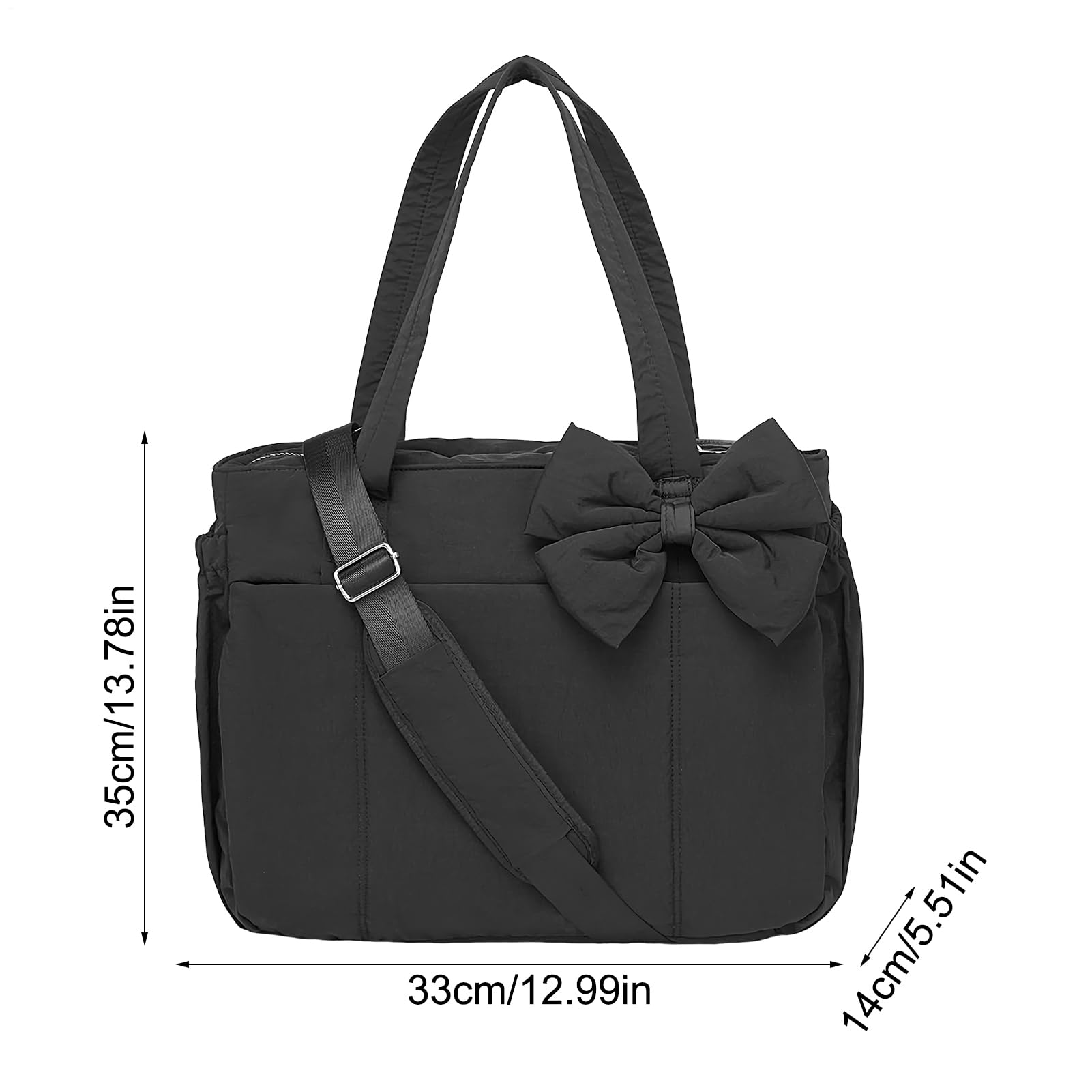 Bolso de mano con lazo, elegante bolso de mano para niña, adolescente, fiesta de noche, viajes, trabajo, oficina, boda, playa, almuerzo