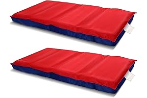 Red and Blue Nap Mat for Toddlers